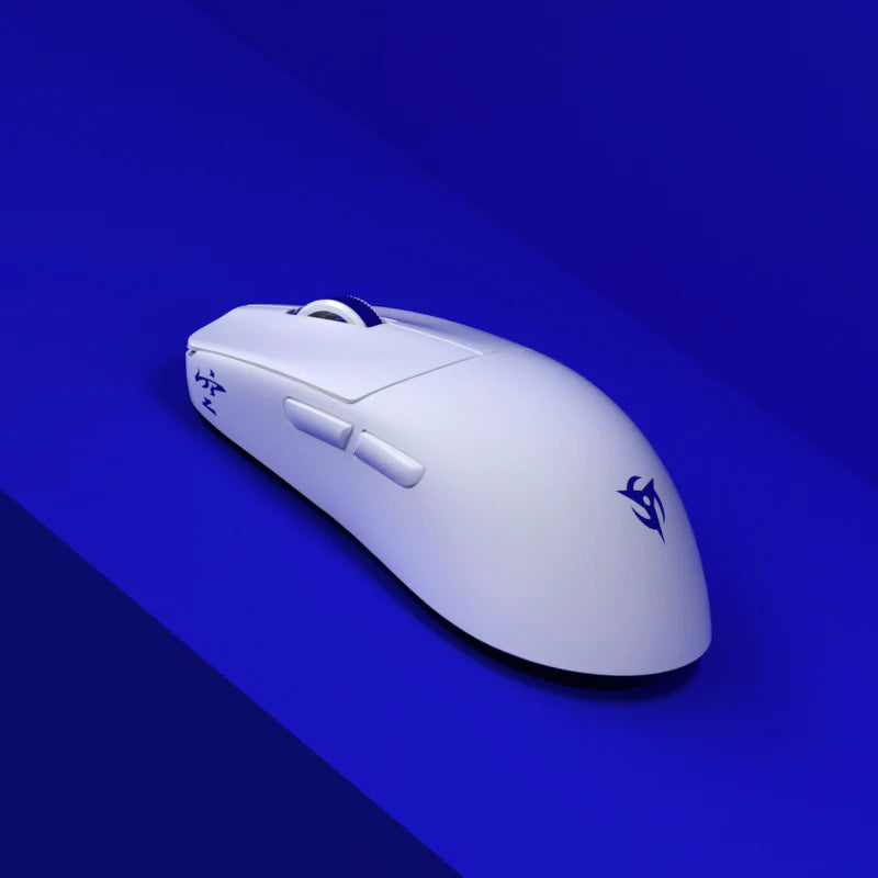 Ninjutso Sora V2 Wireless Gaming Mouse - Lightweight 47g, 26K DPI, 70H Battery Life - Perfect for FPS, MOBA & Esports (White)