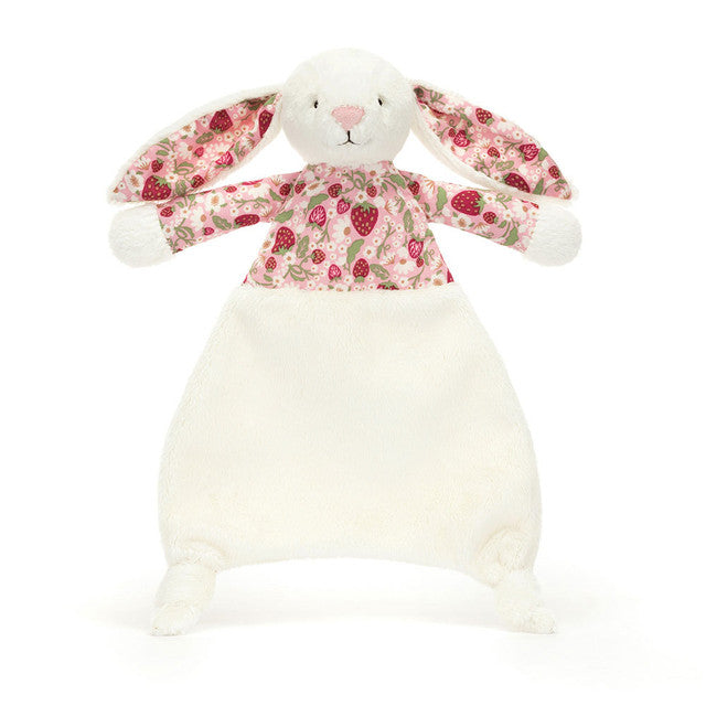 Blossom Cream Bunny 'Berry' Comforter - Soft Plush Blanket for Kids & Adults, Cute Animal Design, Perfect for Bedroom, Nursery, or Gift - Cozy & Warm for Winter Nights, Movie Time, and Relaxation