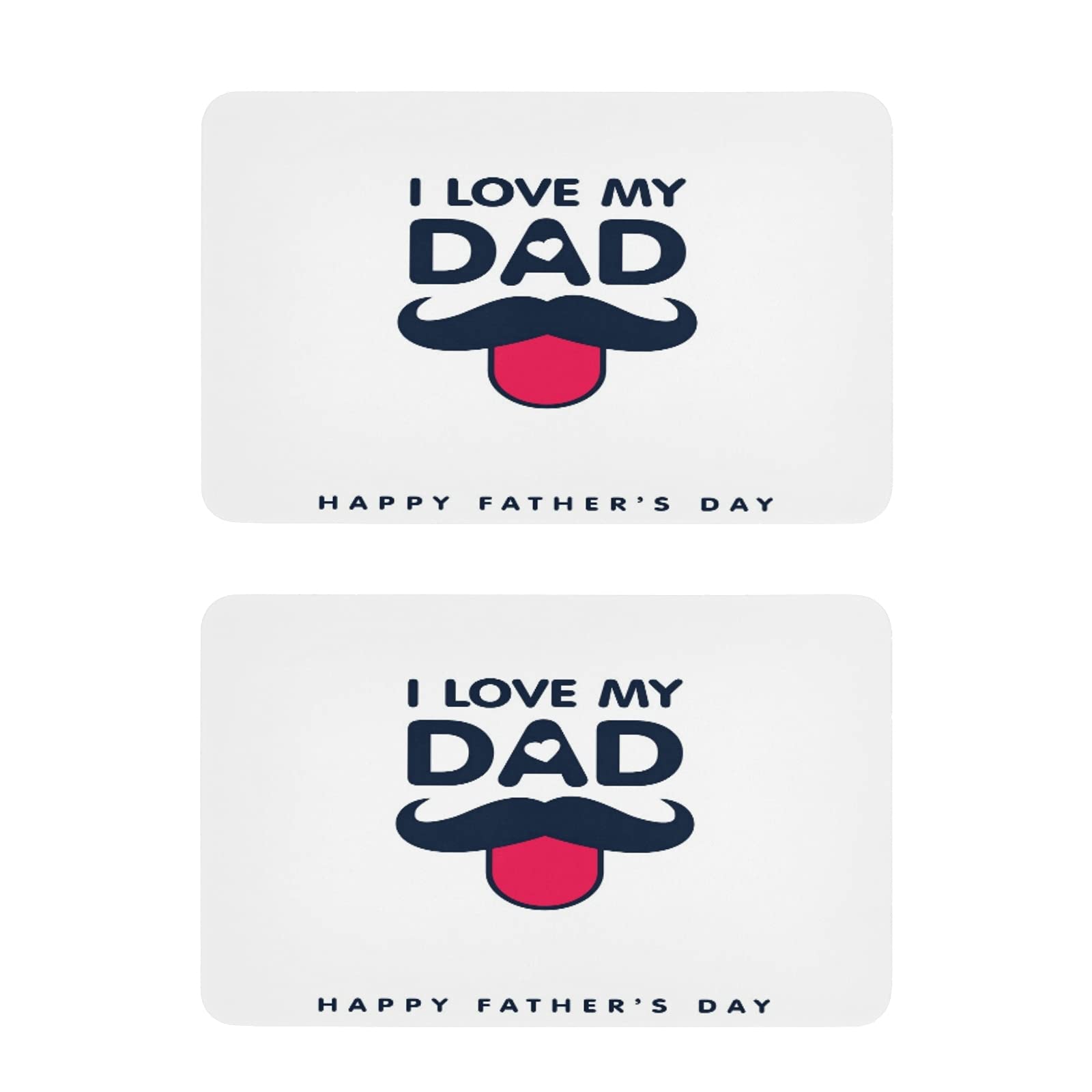 2-Pack Refrigerator Magnetic Stickers for Home & Kitchen Decor - Strong Direct Adhesion to Metal Surfaces - Perfect for Father's Day Gifts, DIY Home Organization & Fun Fridge Messages