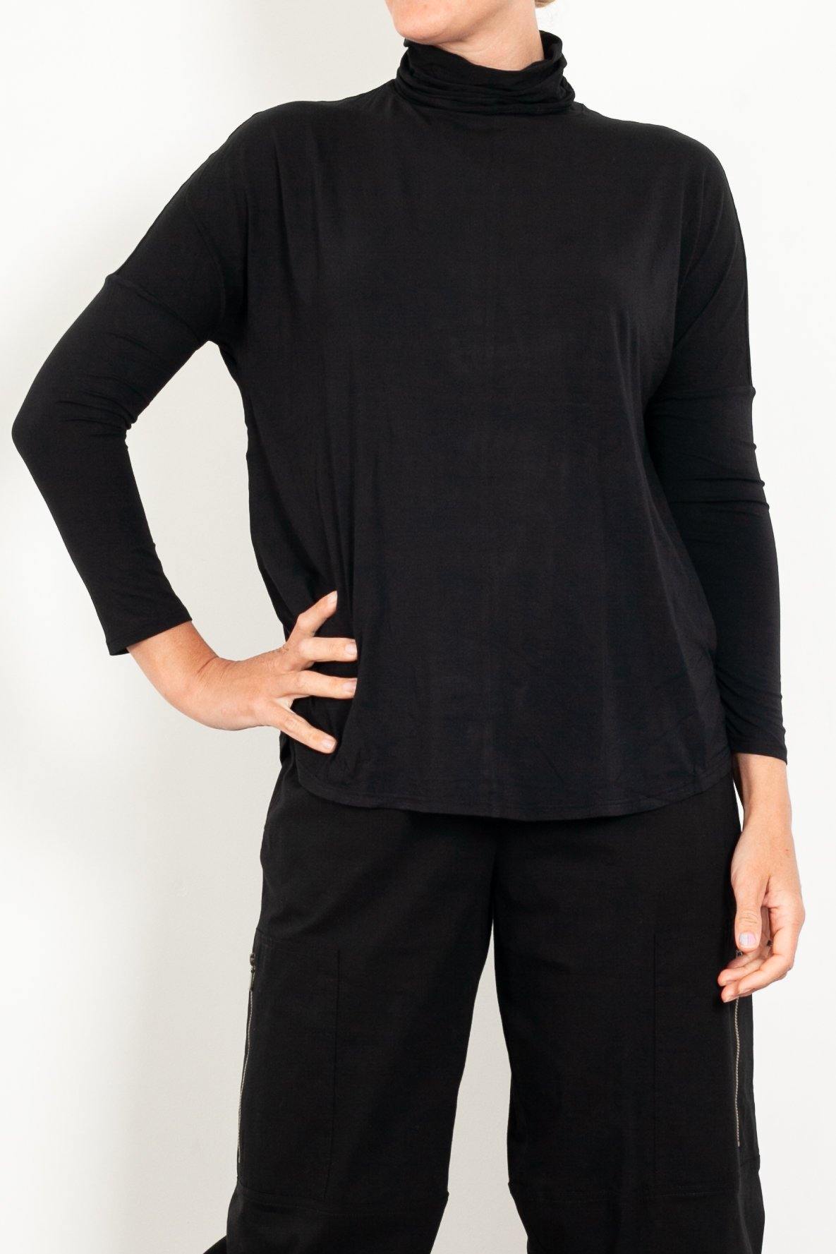 Tani Swing Turtle Neck Women's Tops - Stylish Casual & Office Wear for Everyday Comfort