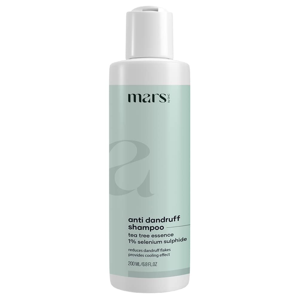 GHC Anti Dandruff Shampoo with Aloe Vera & Menthol for Itchy Scalp Treatment & Dandruff Control - 200ml (Pack of 1) | Soothing Scalp Care for Dry, Flaky Hair | Perfect for Daily Use & Sensitive Scalp Relief