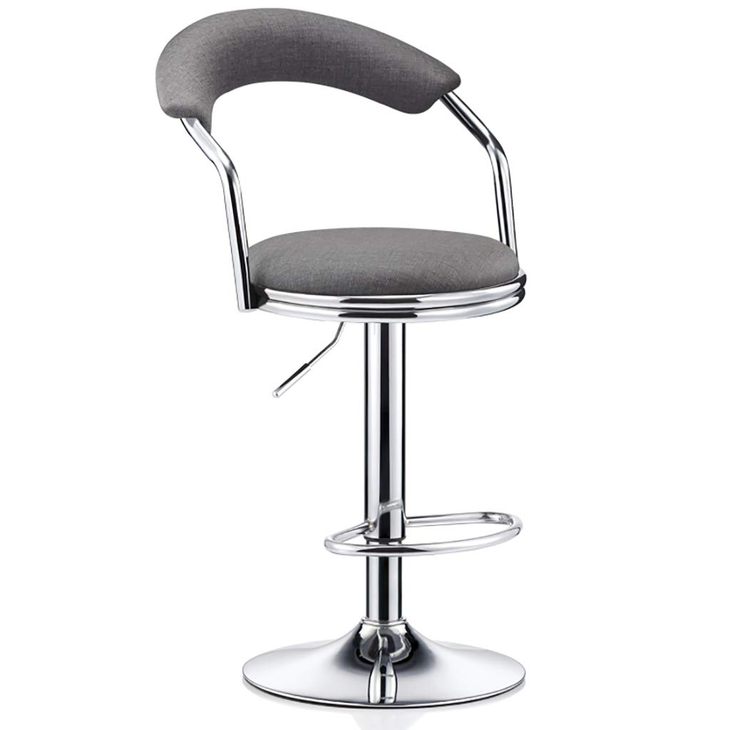 Adjustable Swivel Bar Stool with Gas Lift - Ergonomic Rotating Kitchen Counter Stool for Home, Café, Pub & Breakfast Nook | Perfect for Dining, Entertaining & Small Spaces