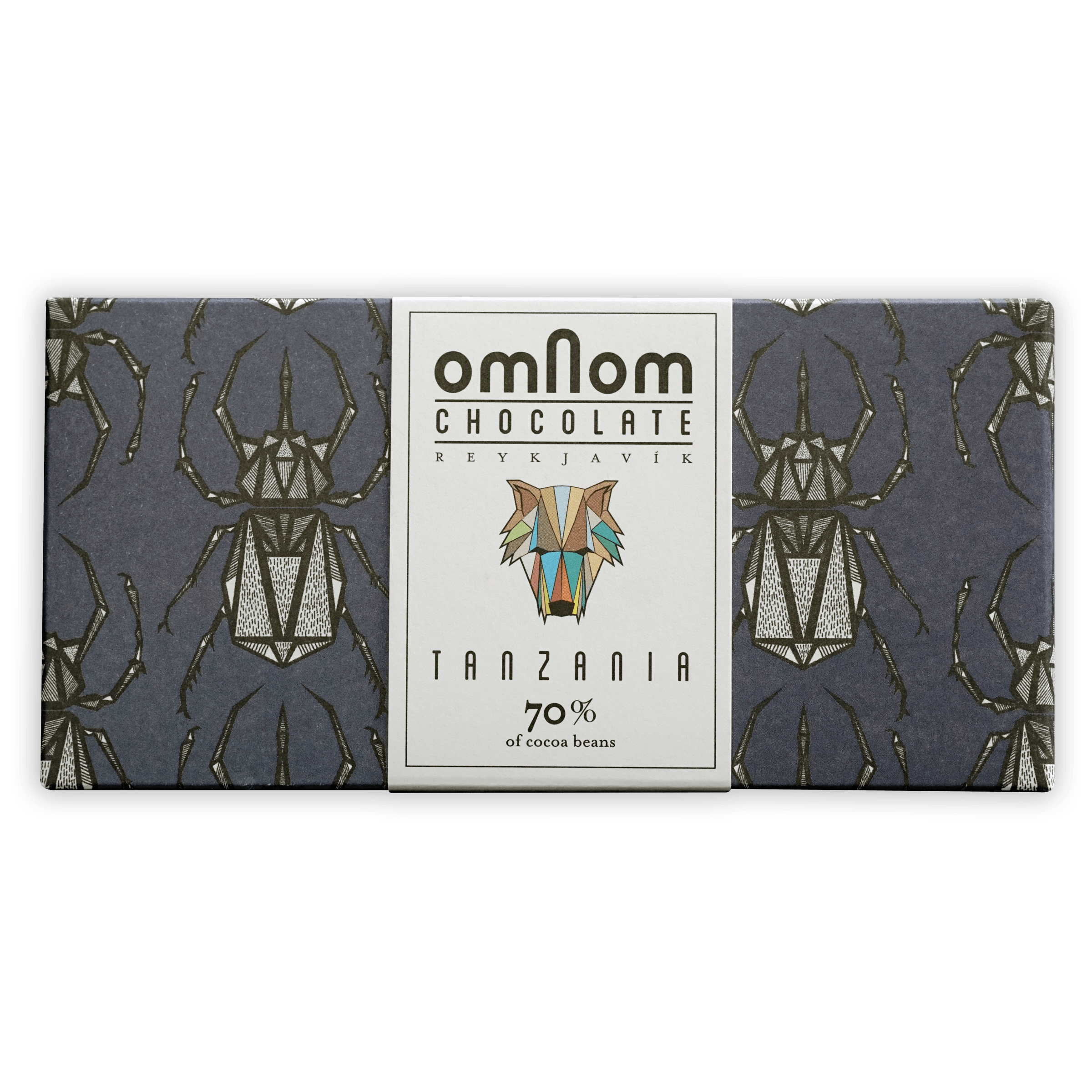 Omnom Tanzania 70% Dark Chocolate Bar - Premium Single Origin Cocoa from Tanzania - Perfect for Gifting, Baking & Healthy Snacking