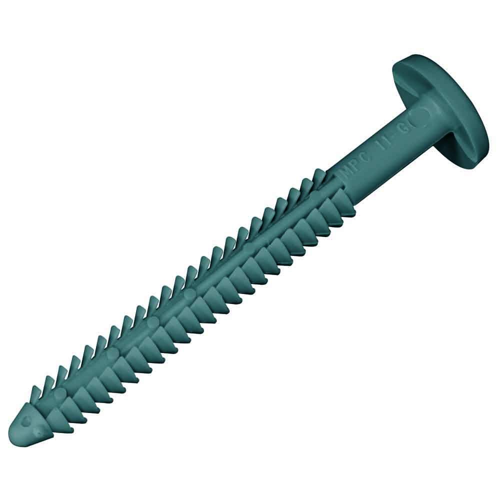Mid America Vinyl Shutter Lok Fasteners - 10 Packs of 12 (004 Wedgewood Blue) - Secure & Durable Window Shutter Hardware for Home Exterior Protection & Storm Prep
