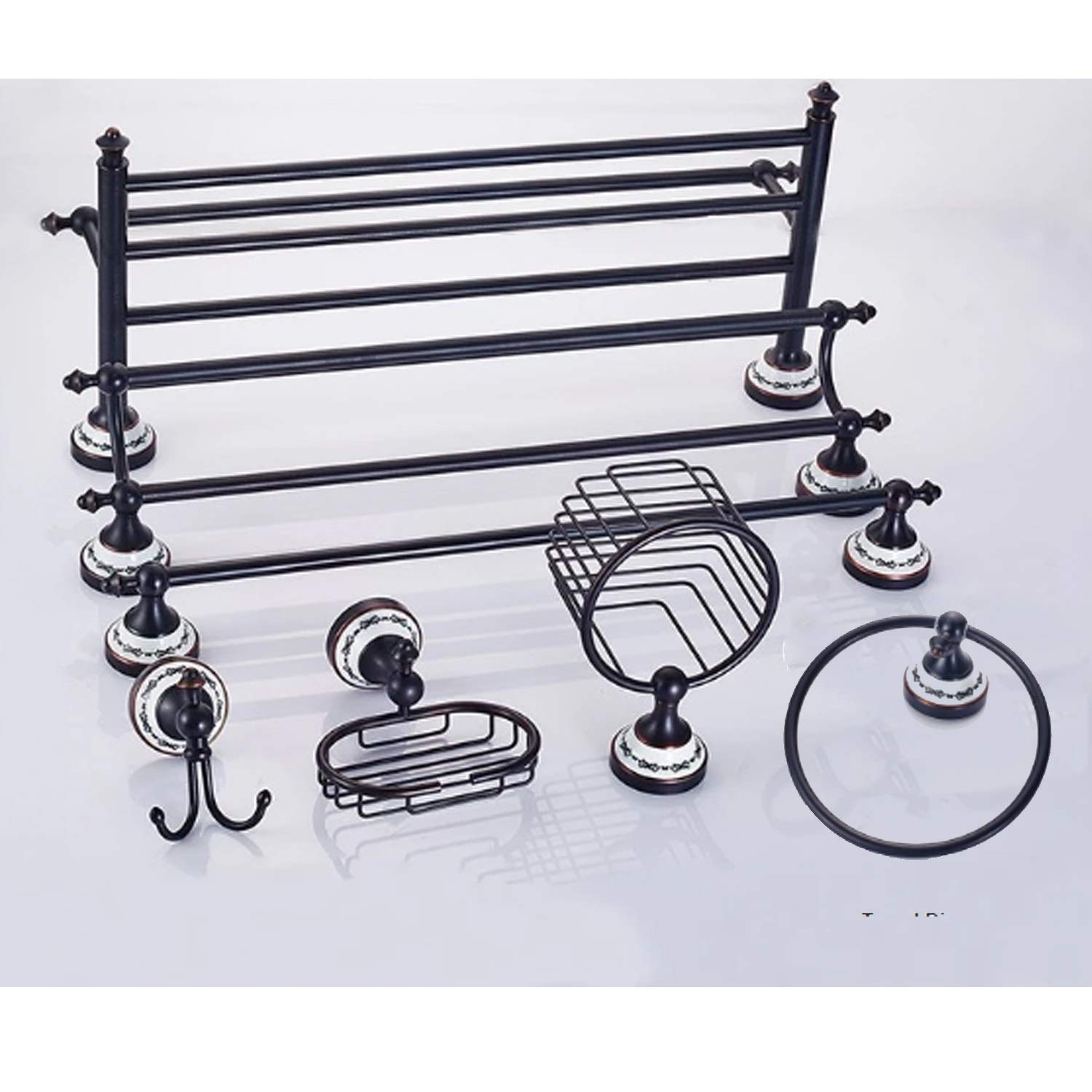 SHANG-JUN Magnetic Hooks Set of 7 - Heavy Duty Wall Mount Hooks for Bathroom, Kitchen, Office & Hotel - Strong Refrigerator Magnets for Hanging Towels, Keys, Utensils & Modems