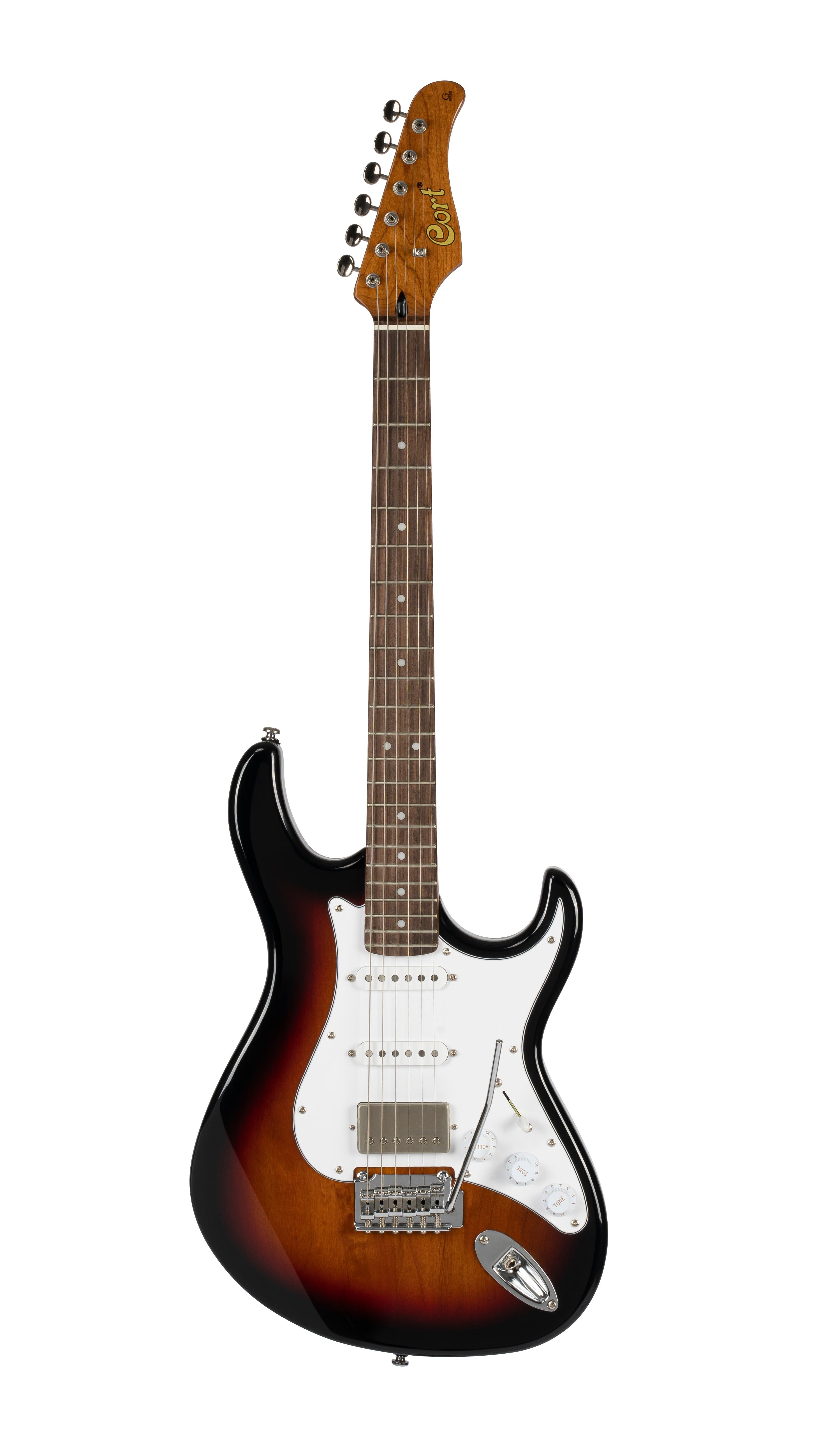 Cort G260CS Electric Guitar - 3 Tone Sunburst Finish | Professional Quality for Rock, Blues & Live Performances
