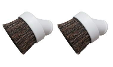 RJMom 2 Pack Horse Hair Dust Brush Vacuum Attachment - 1.25