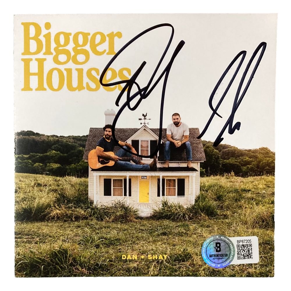 Dan & Shay Signed Bigger Houses CD Booklet - Authentic Autographed Collectible Music Memorabilia - Perfect for Fans, Music Collectors & Gift Giving