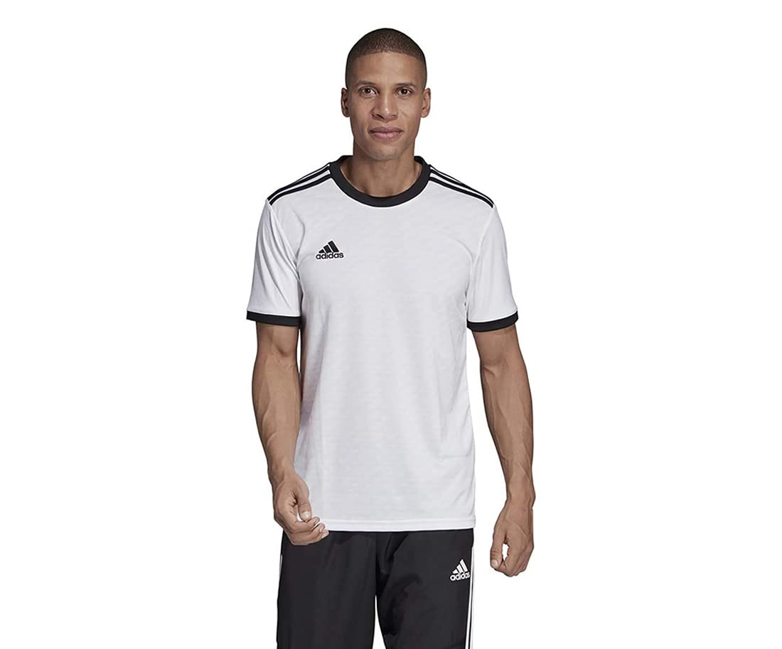 adidas Men's Alphaskin Tiro Jersey - Performance Compression Shirt for Soccer, Running & Training - Moisture-Wicking & Breathable Workout Top for Athletes