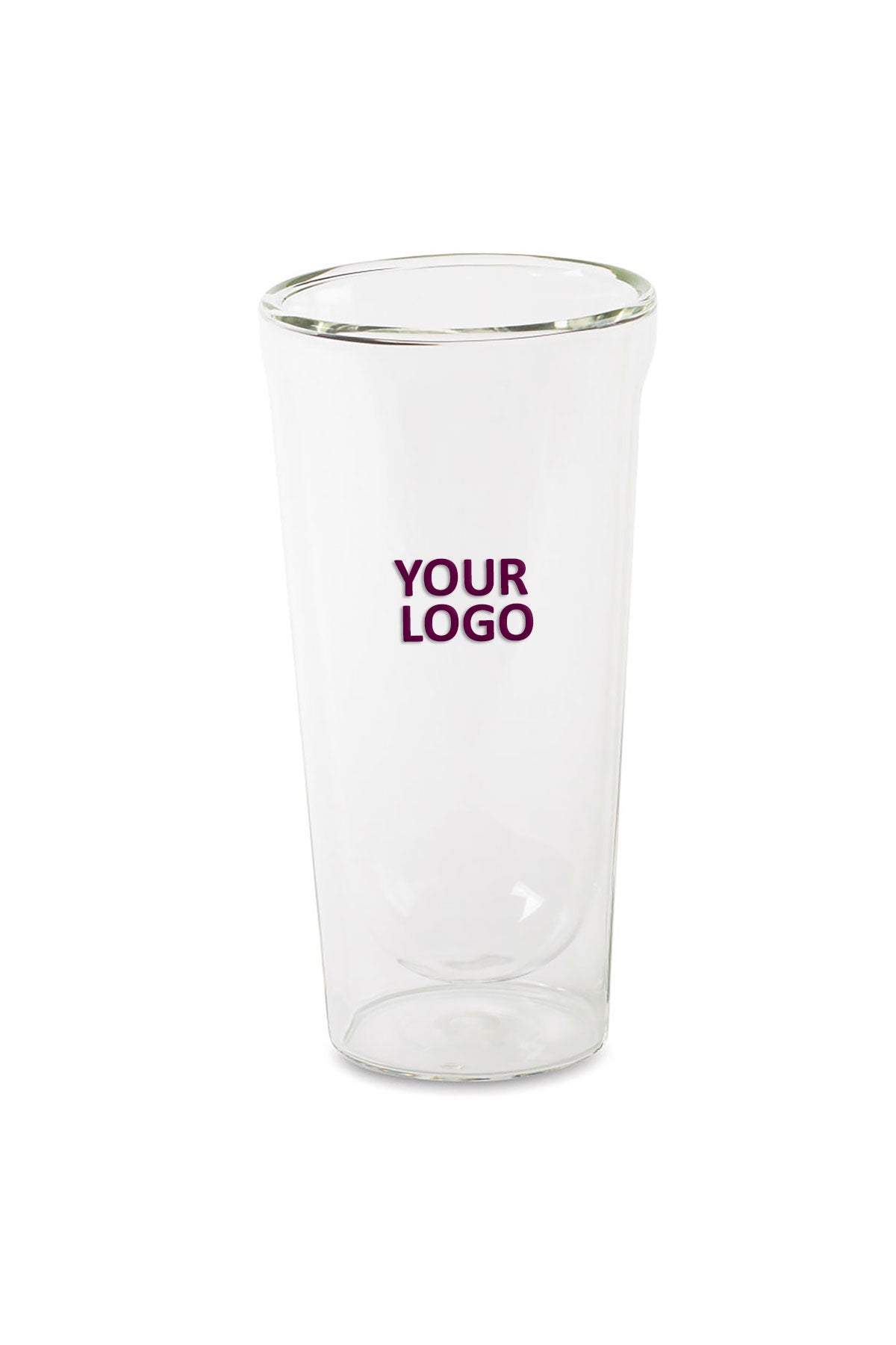 Corkcicle Custom Pint Glass Set of 2 - Clear Insulated Beer Glasses for Chilled Drinks - Perfect for Home Bars, Parties & Outdoor Gatherings