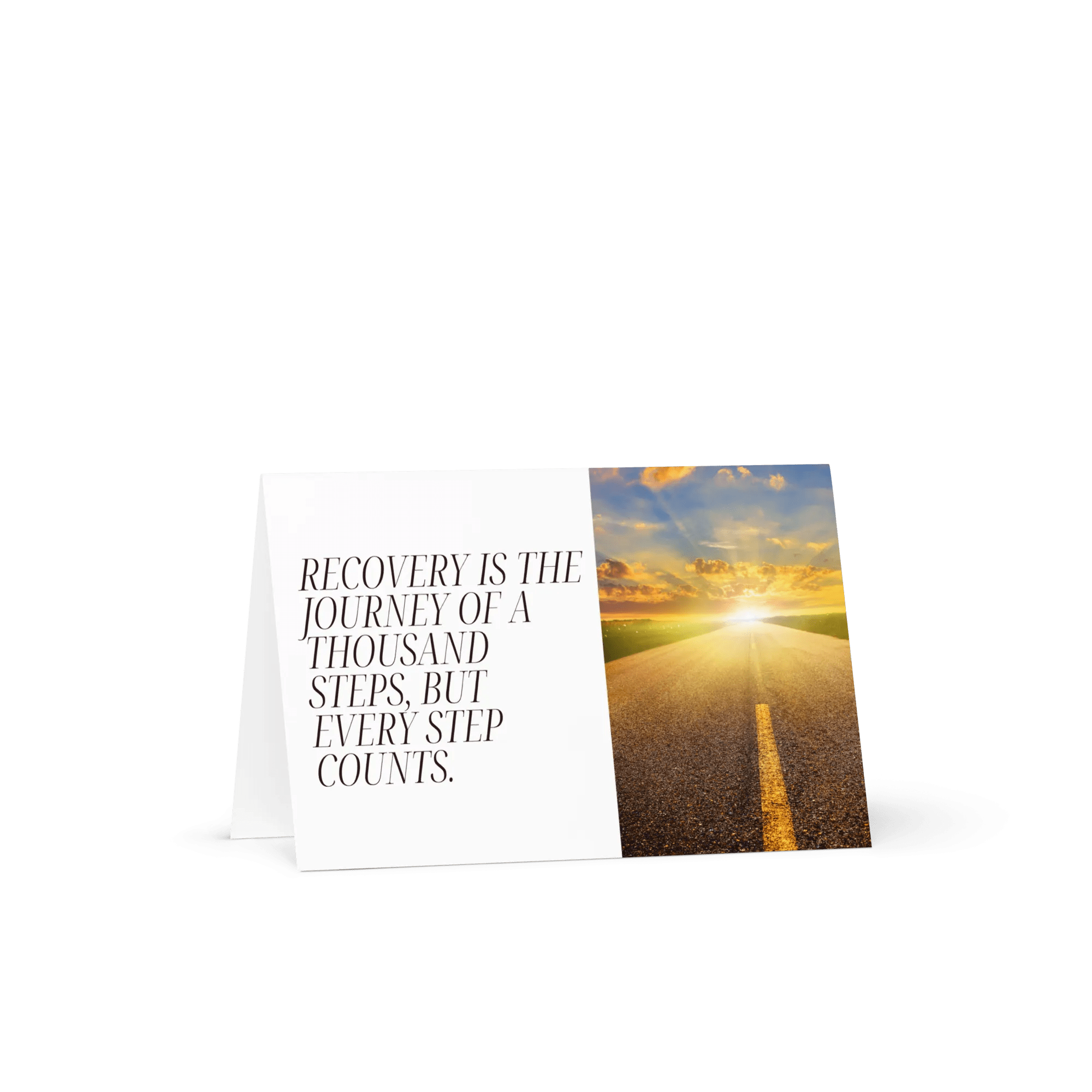 You Are An Inspiration Sobriety Card - Motivational Recovery Gift for AA, NA, Sobriety Anniversary - Perfect for Encouragement in Addiction Recovery & Support Groups