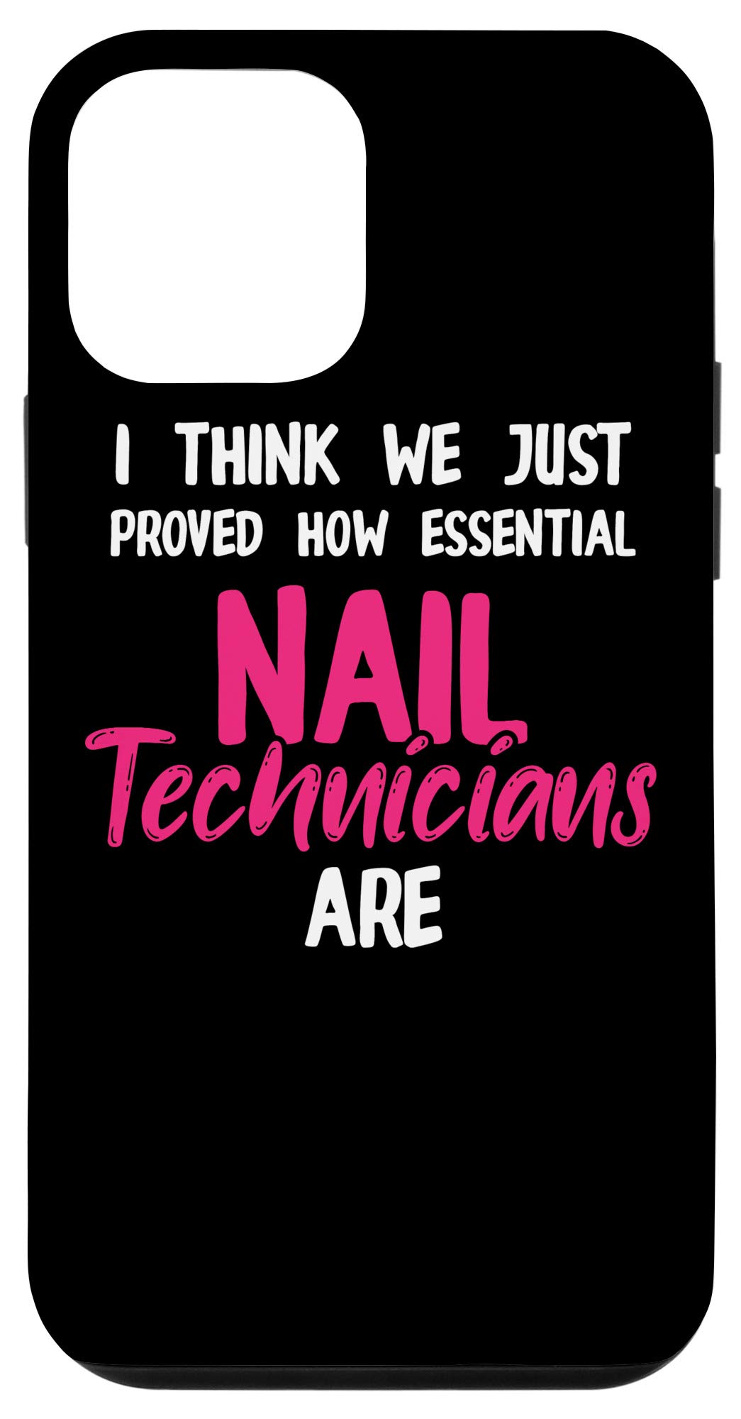 iPhone 12 Mini Case for Nail Technicians - Protective Phone Cover for Manicurists & Nail Artists - Perfect for Salon Work & Mobile Nail Services