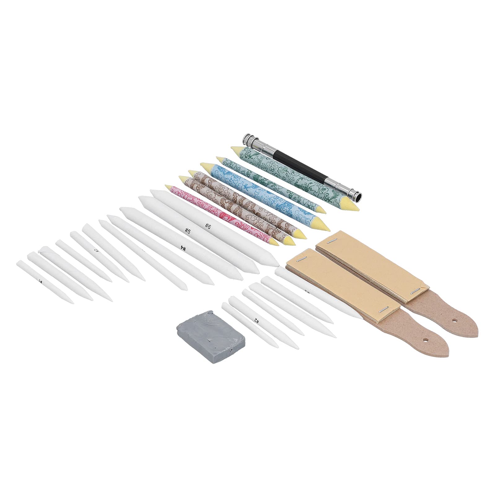 Professional Sketch Drawing Tools - 10-Pack Compressed Paper Blending Stumps for Artists, Perfect for Pencil Sketching, Charcoal Drawing & Oil Painting | Ideal for Beginners & Professionals in Art Studios & Classrooms
