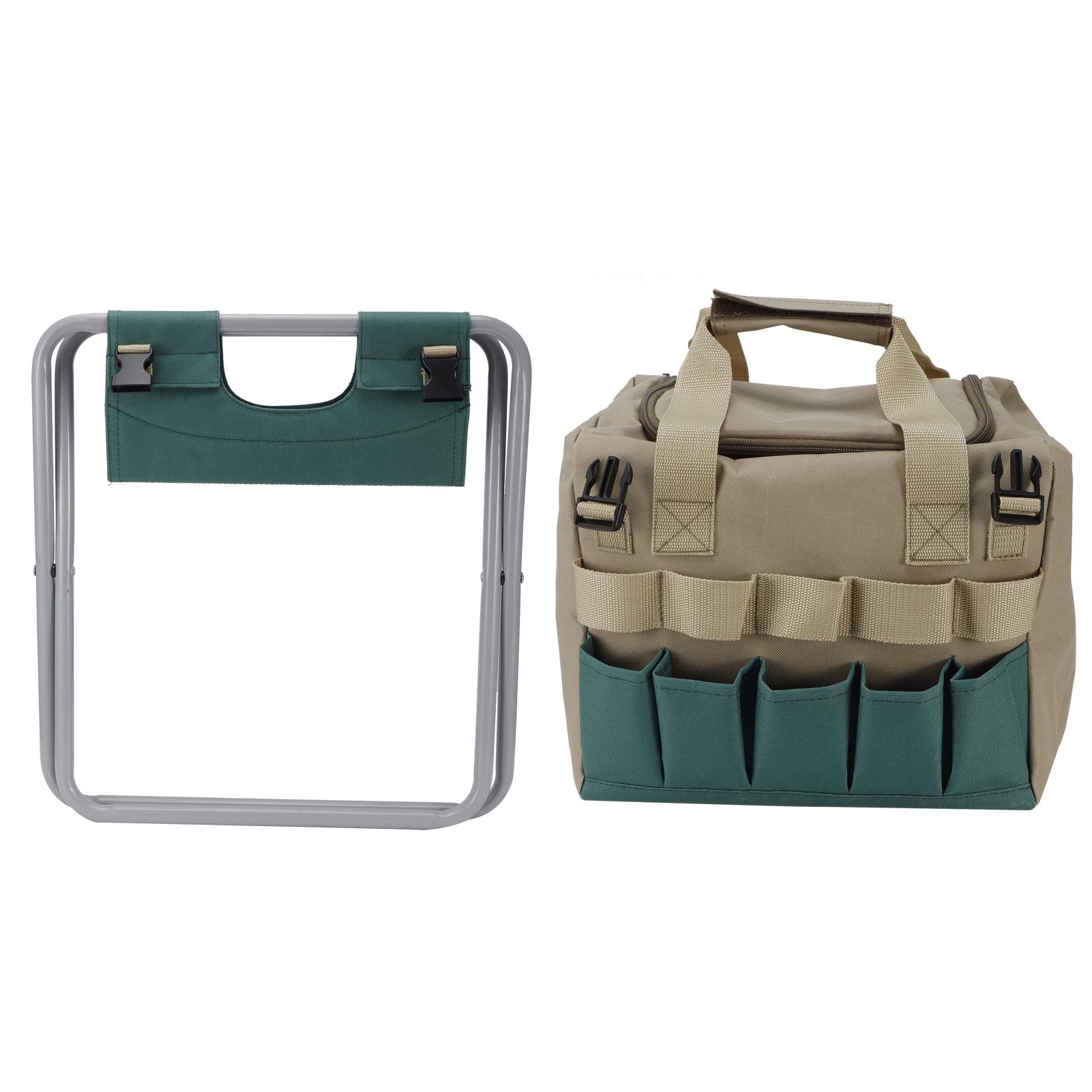 **Foldable Garden Kneeler Stool with Storage Bag - Ergonomic Gardening Chair for Planting, Weeding & Outdoor Camping - Perfect Gift for Gardeners & Outdoor Enthusiasts**