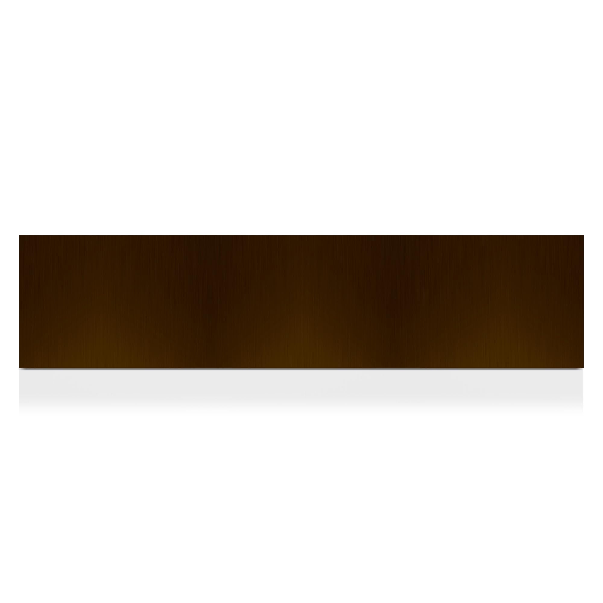 Magnetic Rubber Door Kick Plate - Durable UV Printed Faux Bronze - for Steel Doors & Home Decor