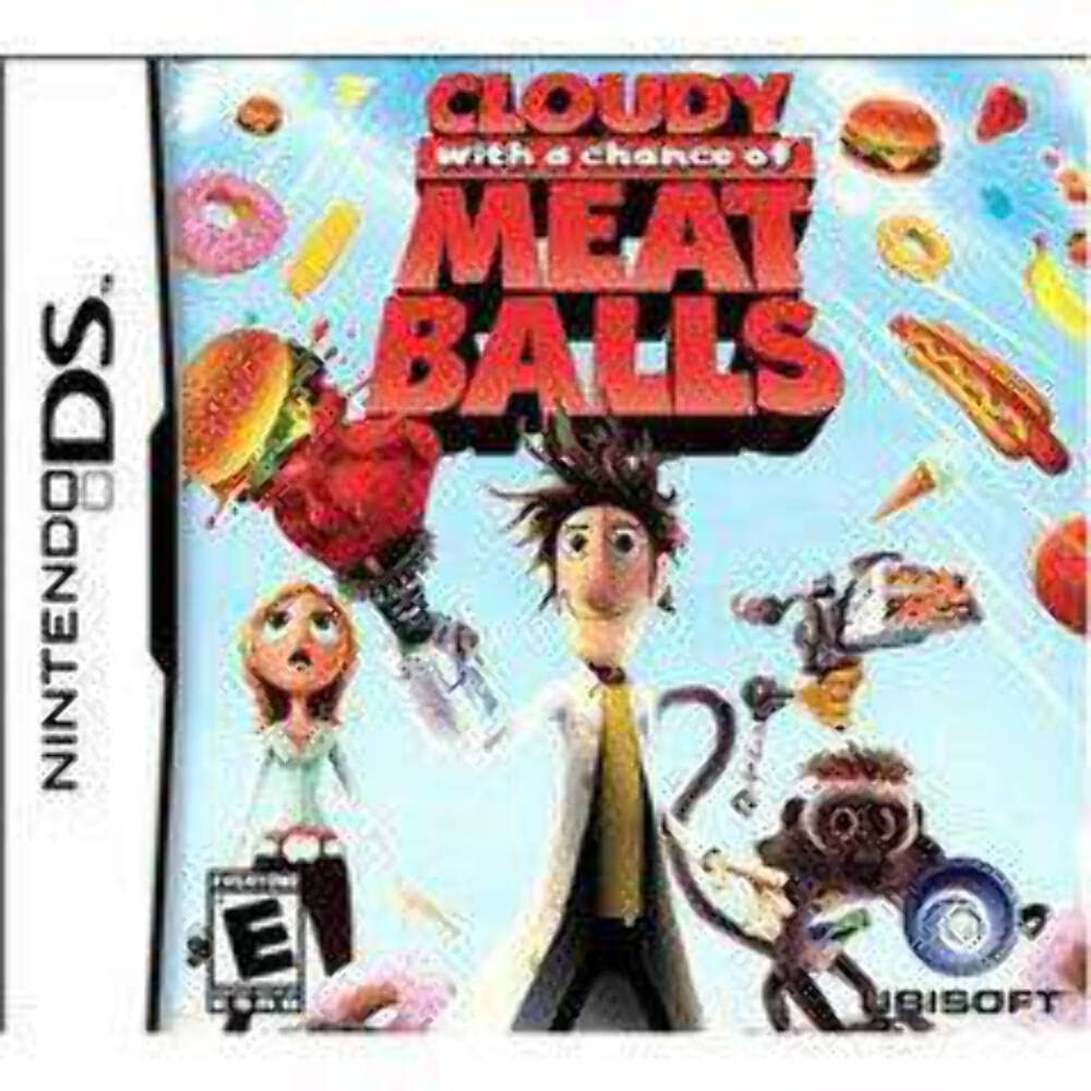 Renewed Cloudy with a Chance of Meatballs Game for Nintendo DS - Fun Family Entertainment & Kids Adventure Gaming