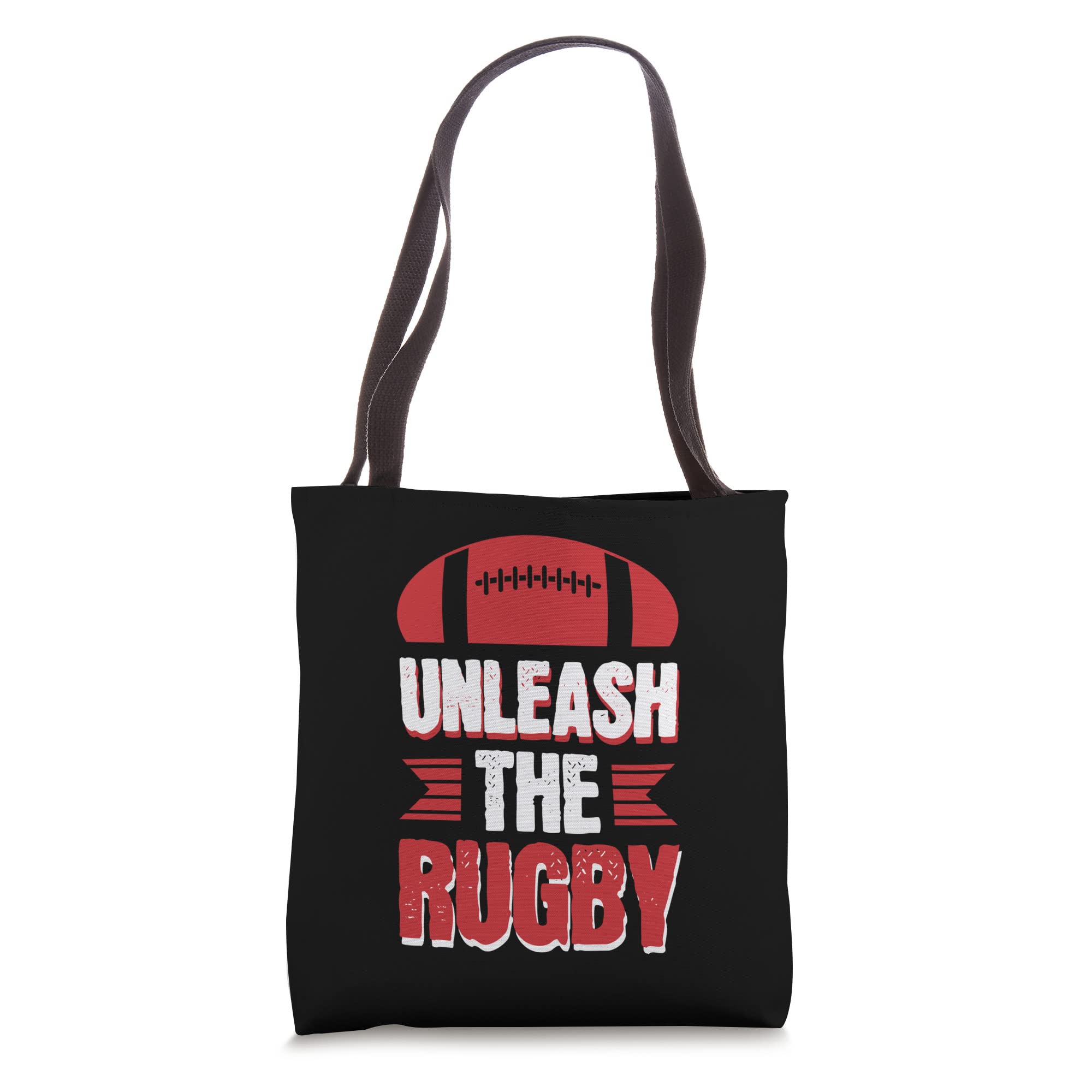 Premium Rugby Tote Bag for Women & Men - Durable Canvas Shoulder Bag for Sports, Travel & Daily Use - Trendy Gym & Beach Accessory