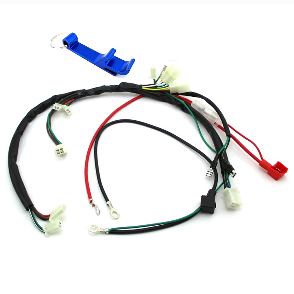 TC-Motor Wiring Harness Loom for Zongshen 190cc Electric Start Engine - Compatible with Pit Dirt Bike & Motorcycle - Perfect for Off-Road Racing & Engine Repair