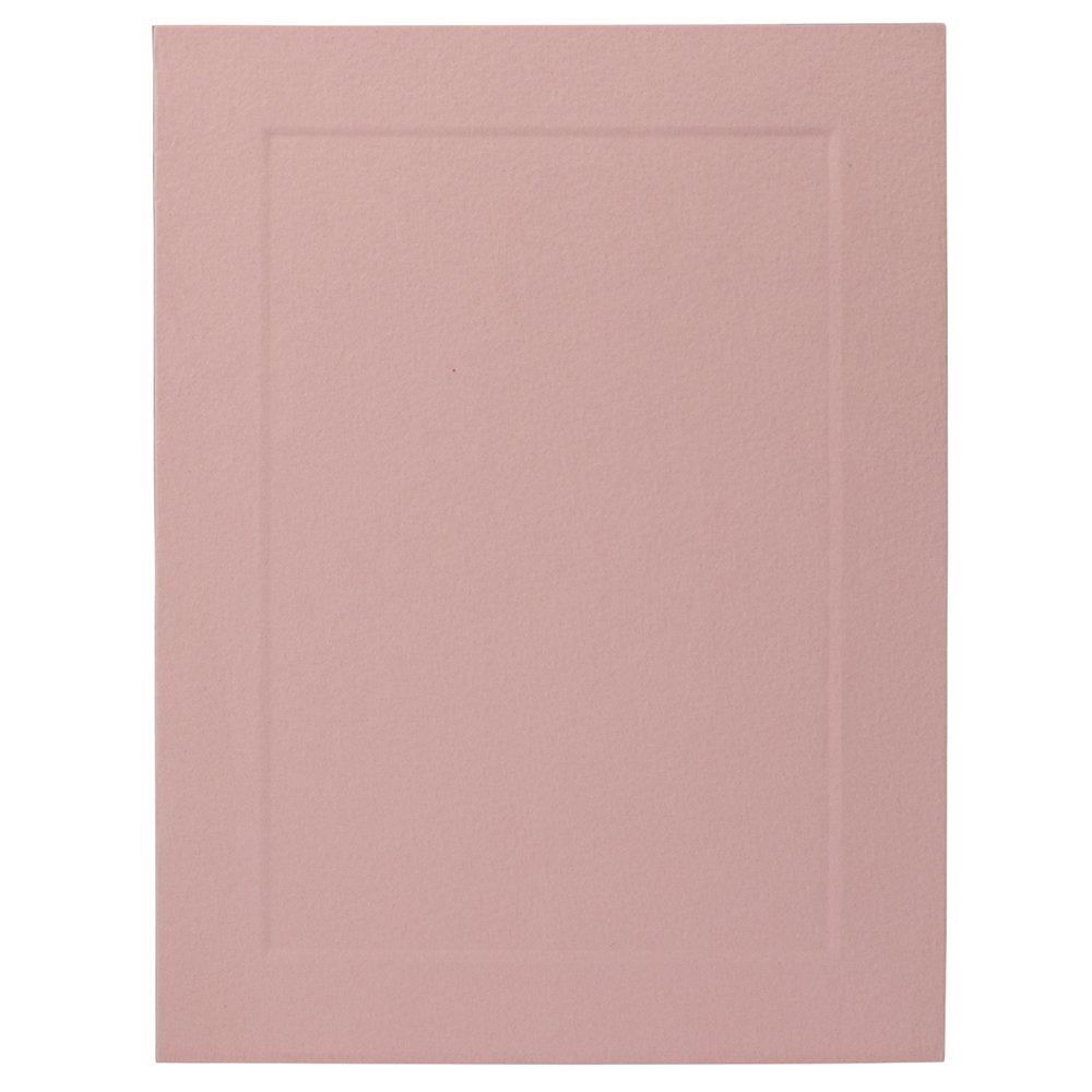 JAM PAPER Blank A6 Foldover Cards - Pink Panel (100/Pack) for Invitations & Greetings