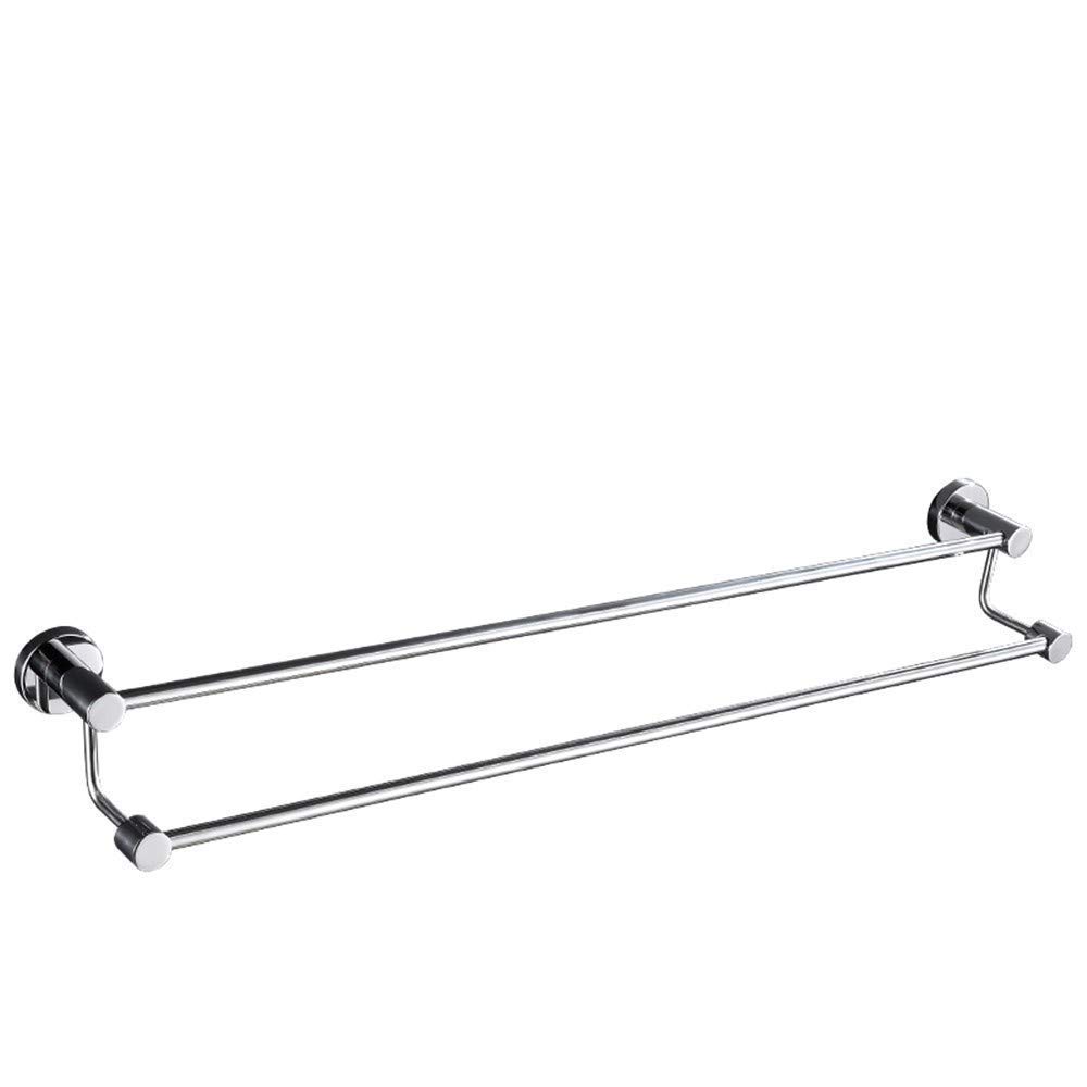 GANE Rustproof Waterproof Wall Mounted Towel Rack - Bathroom & Kitchen Towel Shelf Bar Holder for Toilet, Shower, Spa - Durable Space Saving Storage Solution