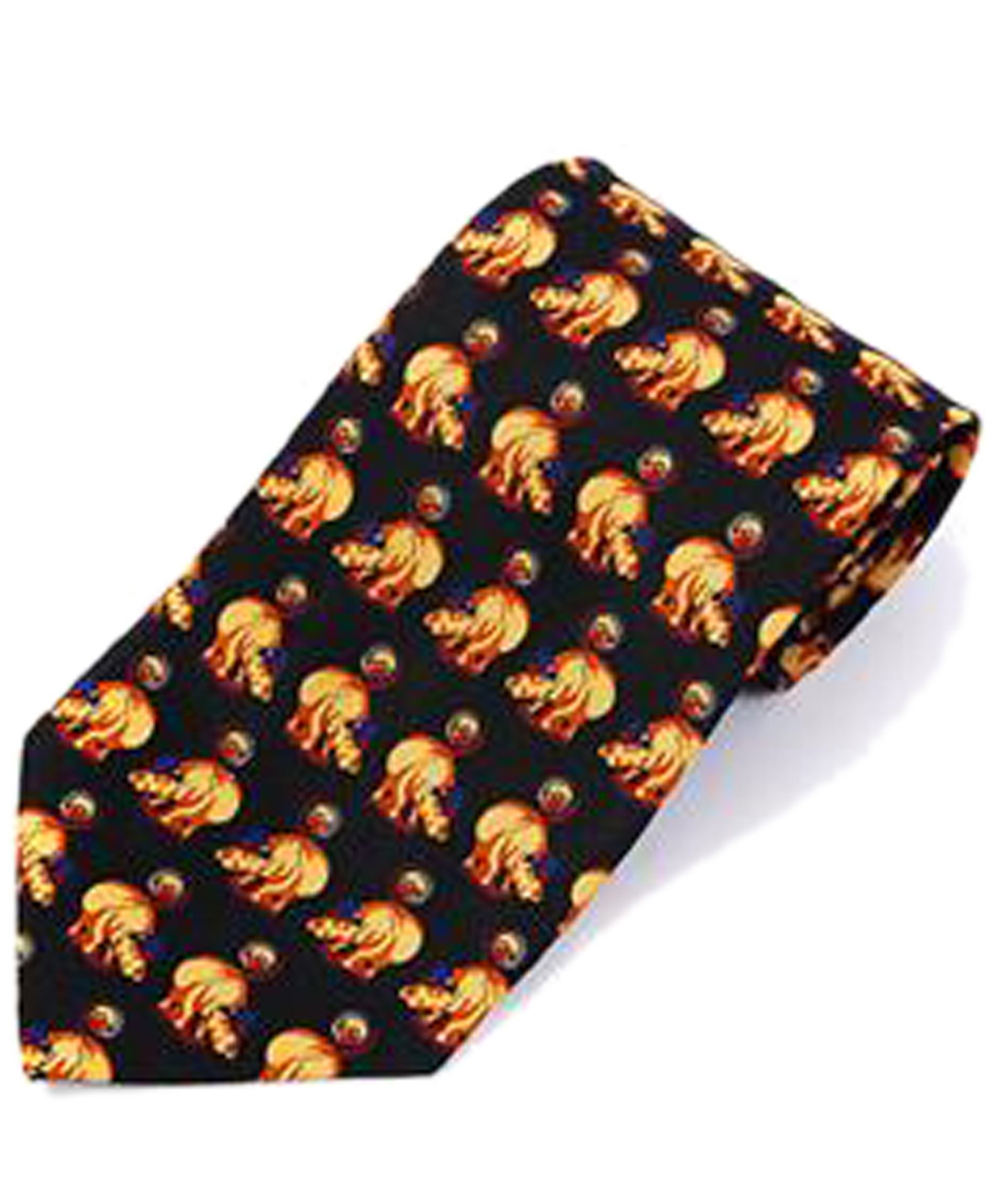 Funny Hippo Novelty Tie for Men - Unique Animal Print Necktie for Gifts, Parties & Costumes - Perfect for Halloween, Christmas & Themed Events