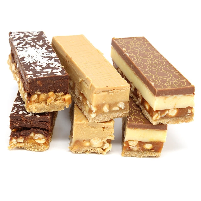 Delicious Mixed Bars Box of 6 - Assorted Flavors Snack Bars for Office, Gym & Travel - Healthy On-the-Go Energy Bars