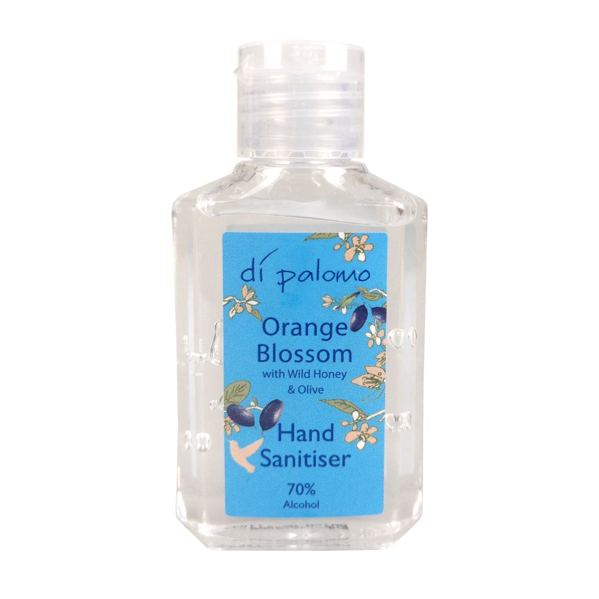 Di Palomo Orange Blossom Hand Sanitizer 56ml - Natural Alcohol-Free Moisturizing Hand Gel for Travel, Office & Daily Use