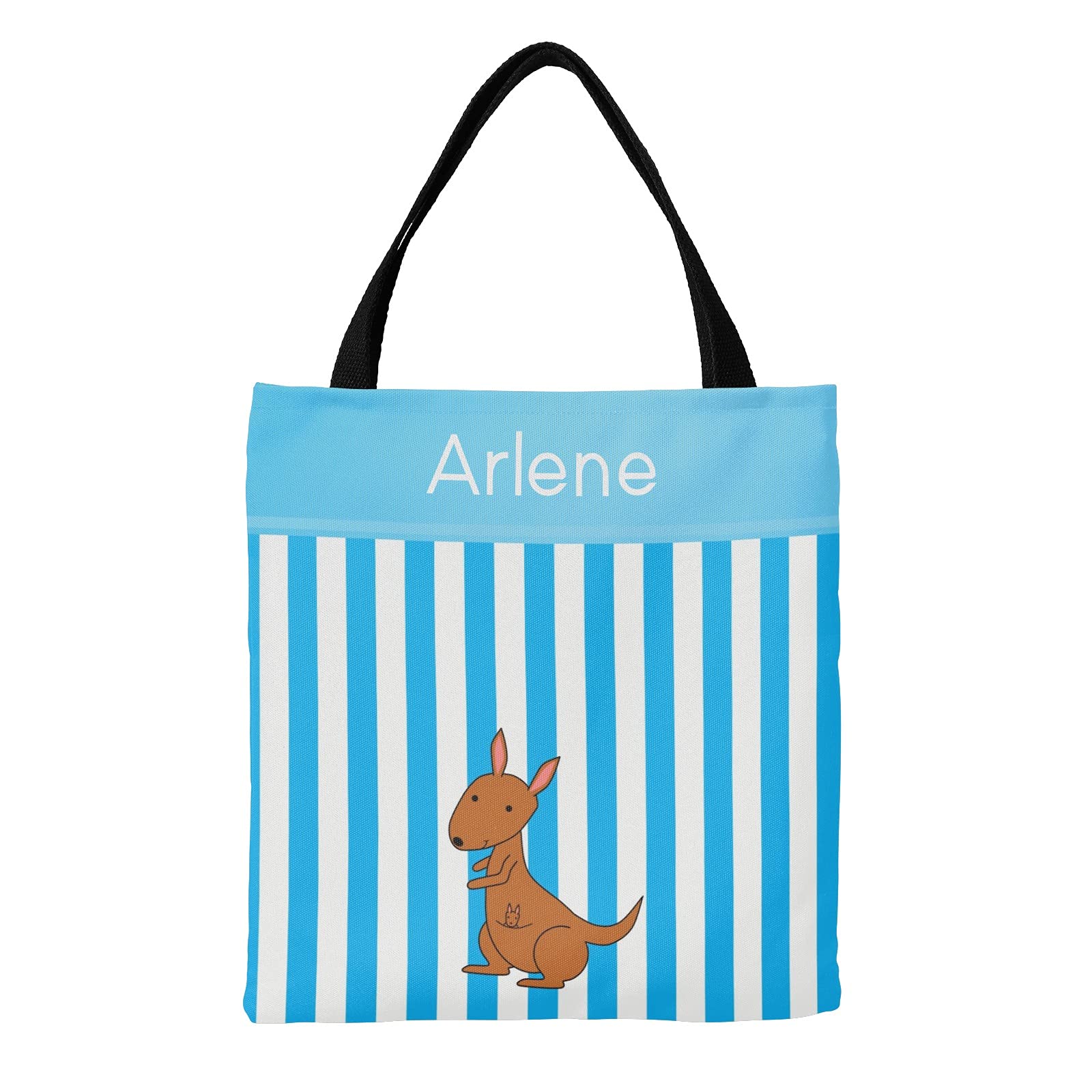 Woodland Animals Forest Personalized Canvas Tote Bags - Eco-Friendly Reusable Shopping Bags for Women, Travel & School - Cute Gift Idea for Nature Lovers, Perfect for Groceries, Beach Trips & Daily Use