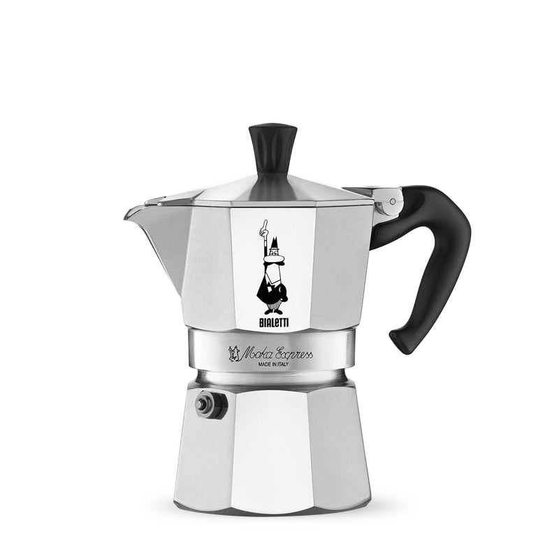 Bialetti Moka Express 3 Cup Stovetop Espresso Maker - Classic Italian Coffee Maker for Home & Office - Perfect for Espresso, Latte & Cappuccino