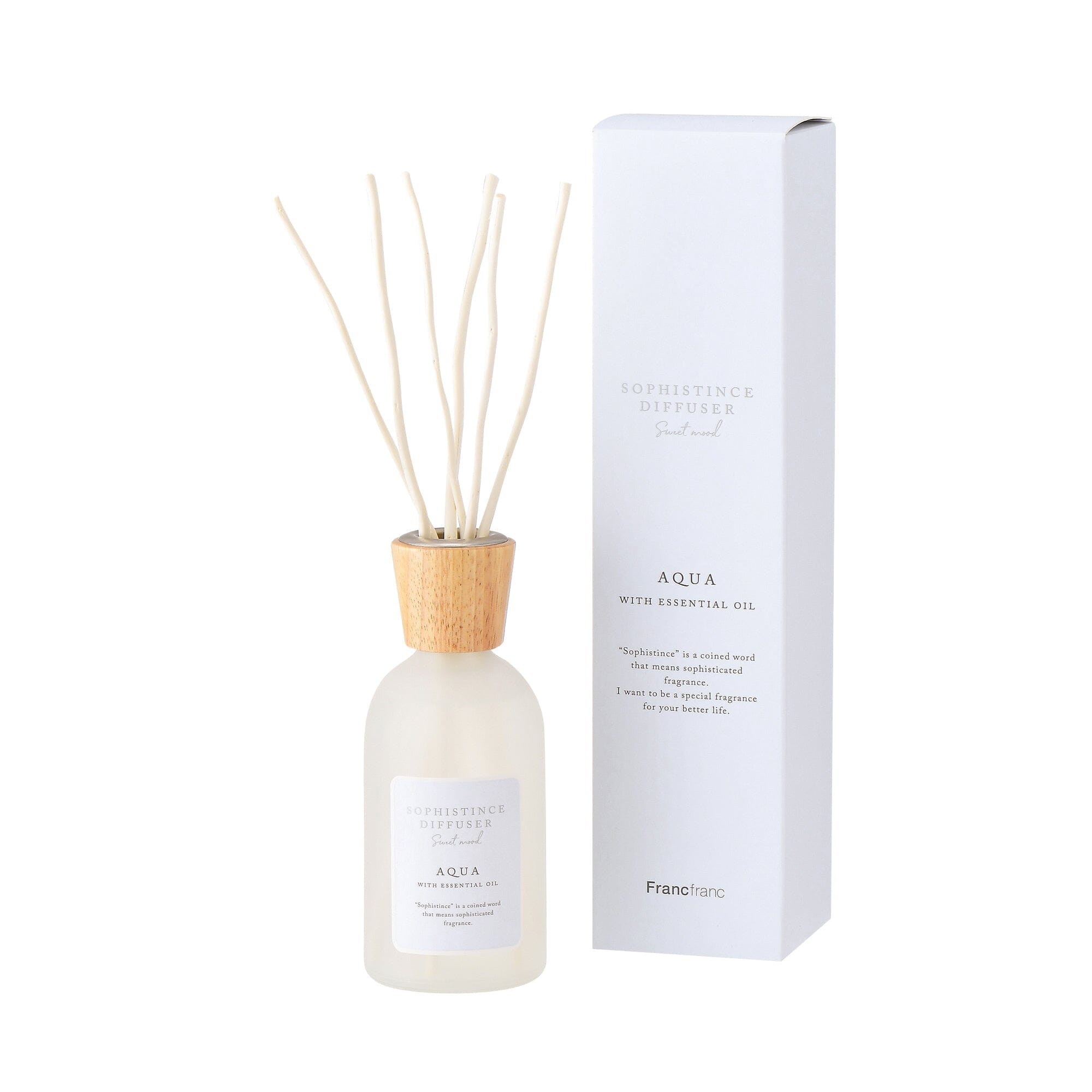 Sophisticated Blue Aqua Fragrance Diffuser - Aromatherapy Essential Oil Diffuser for Home, Office & Spa - Relaxing Scented Air Freshener for Stress Relief & Better Sleep