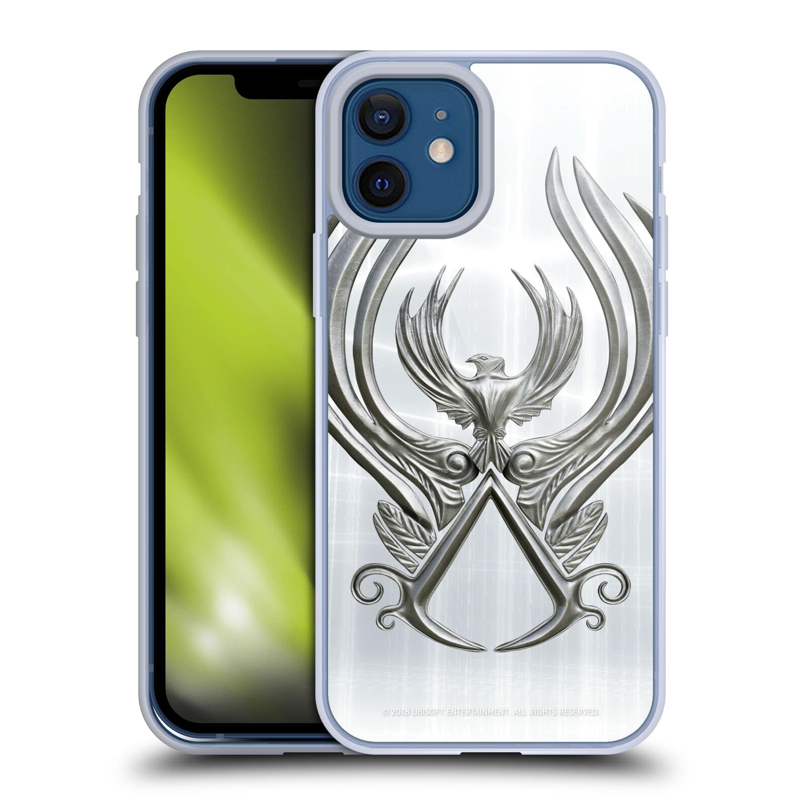 Head Case Designs Assassin's Creed Brotherhood Logo iPhone 12 Pro Case - Officially Licensed Soft Gel Cover for Apple iPhone 12 / 12 Pro - Perfect for Gaming Fans & Daily Protection