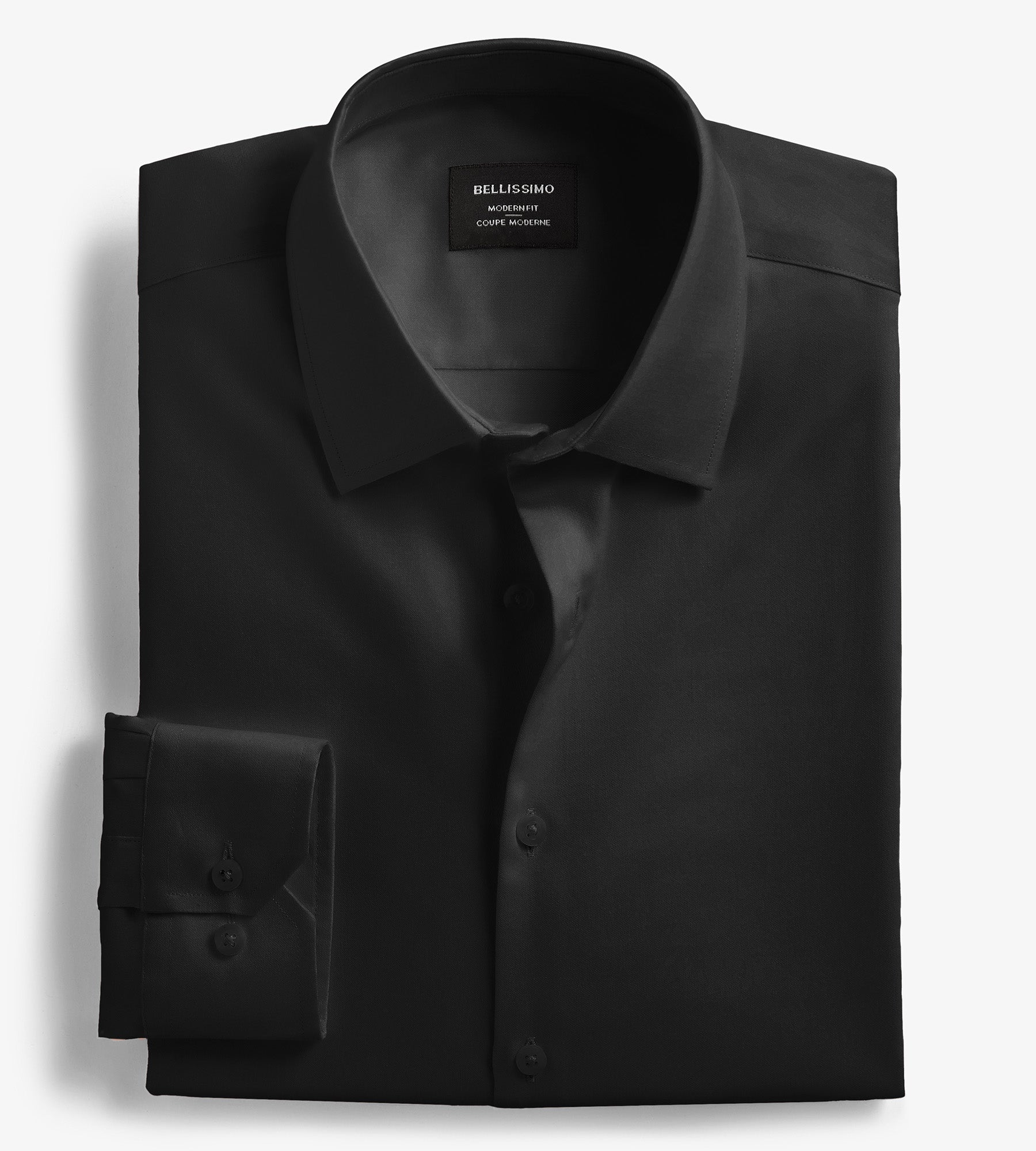 Premium Modern Fit Non-Iron Sateen Dress Shirt for Men - Wrinkle-Free Business & Formal Wear - Perfect for Office, Interviews & Special Occasions
