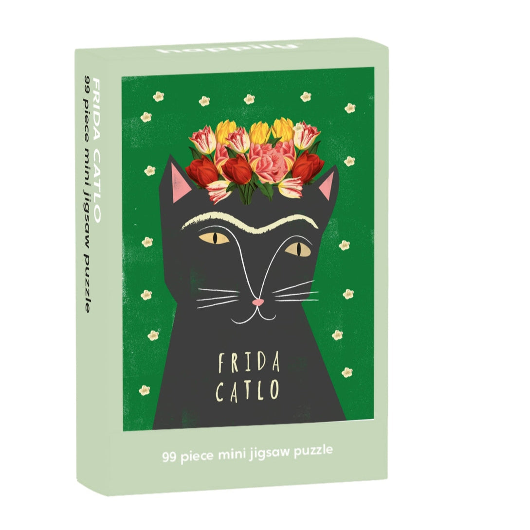 Frida Catlo 99 Piece Mini Jigsaw Puzzle - Fun Educational Toy for Kids & Adults, Perfect for Family Game Night & Classroom Activities