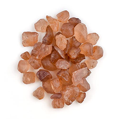 75 Carats Natural Raw Imperial Zircon Rough Gemstone | Bulk Lot for Jewelry Making, Chakra Healing, Birthstone Energy | Loose Crystals for Meditation, Decoration & Gift Ideas