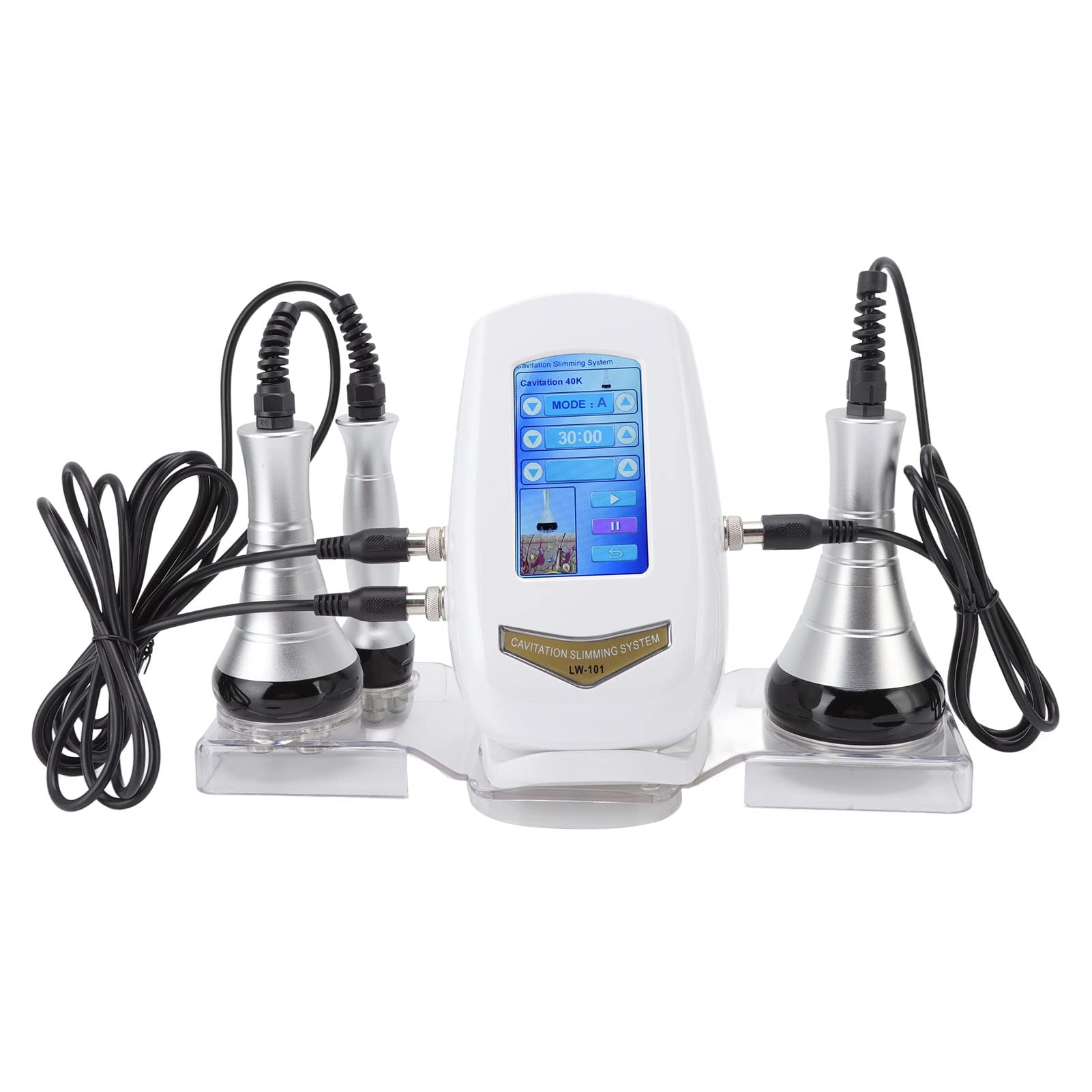 RF Radio Frequency Ultrasonic Body Shaping Machine - 40K Vacuum Slimming Device for Cellulite Reduction & Skin Tightening | Professional Beauty Massage Tool for Home Spa & Salon Treatments
