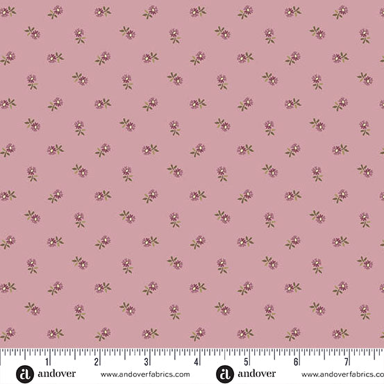 Edyta Sitar Dahlia Pincushion Flower - Beautiful Lilac Fabric for Quilting & Sewing Projects | Perfect for DIY Crafts, Home Decor, and Gift Making
