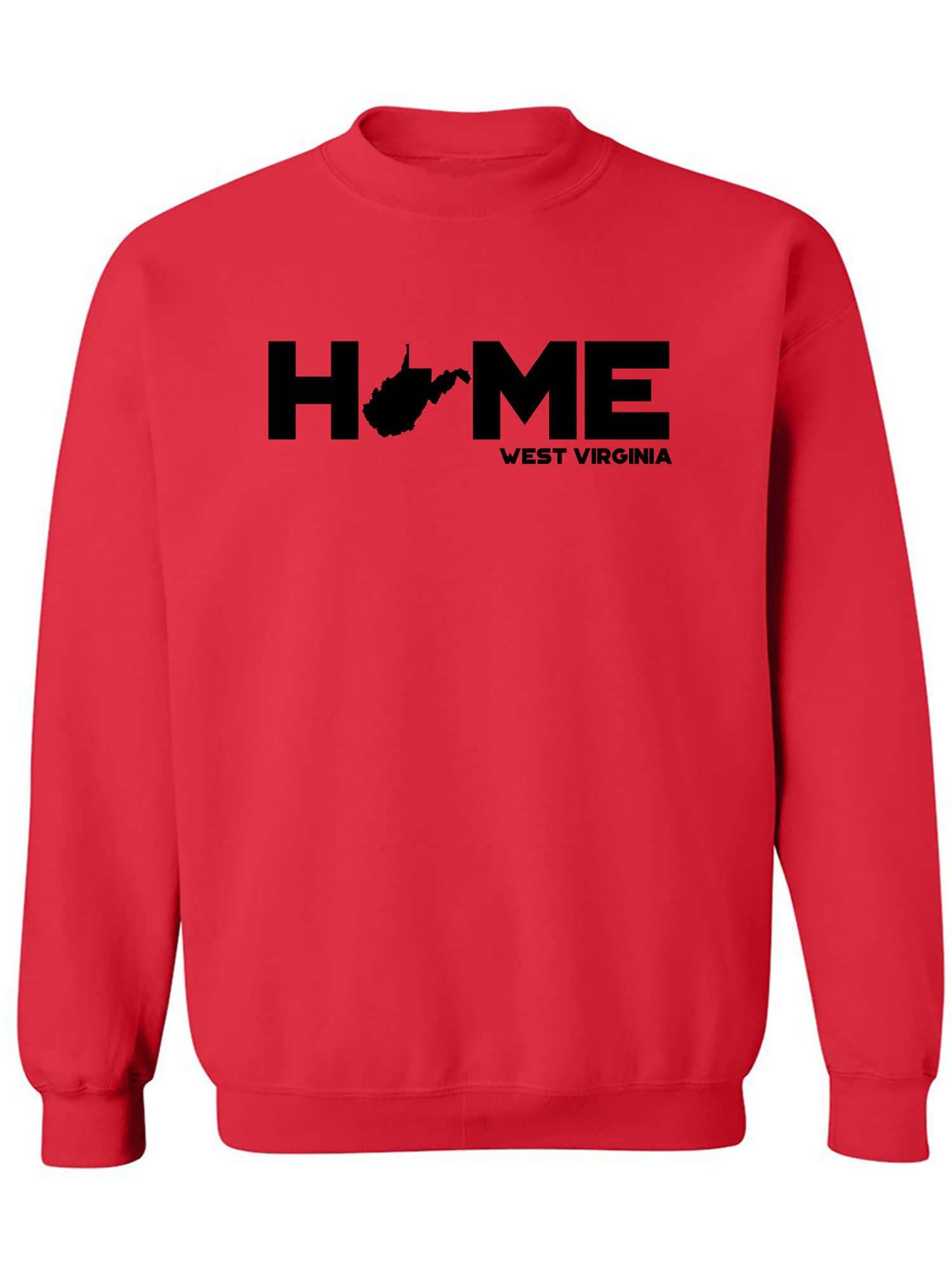 Zerogravitee West Virginia HOME Crewneck Sweatshirt | Comfortable Cotton Pullover | Perfect for Casual Wear, College Campus & Outdoor Activities