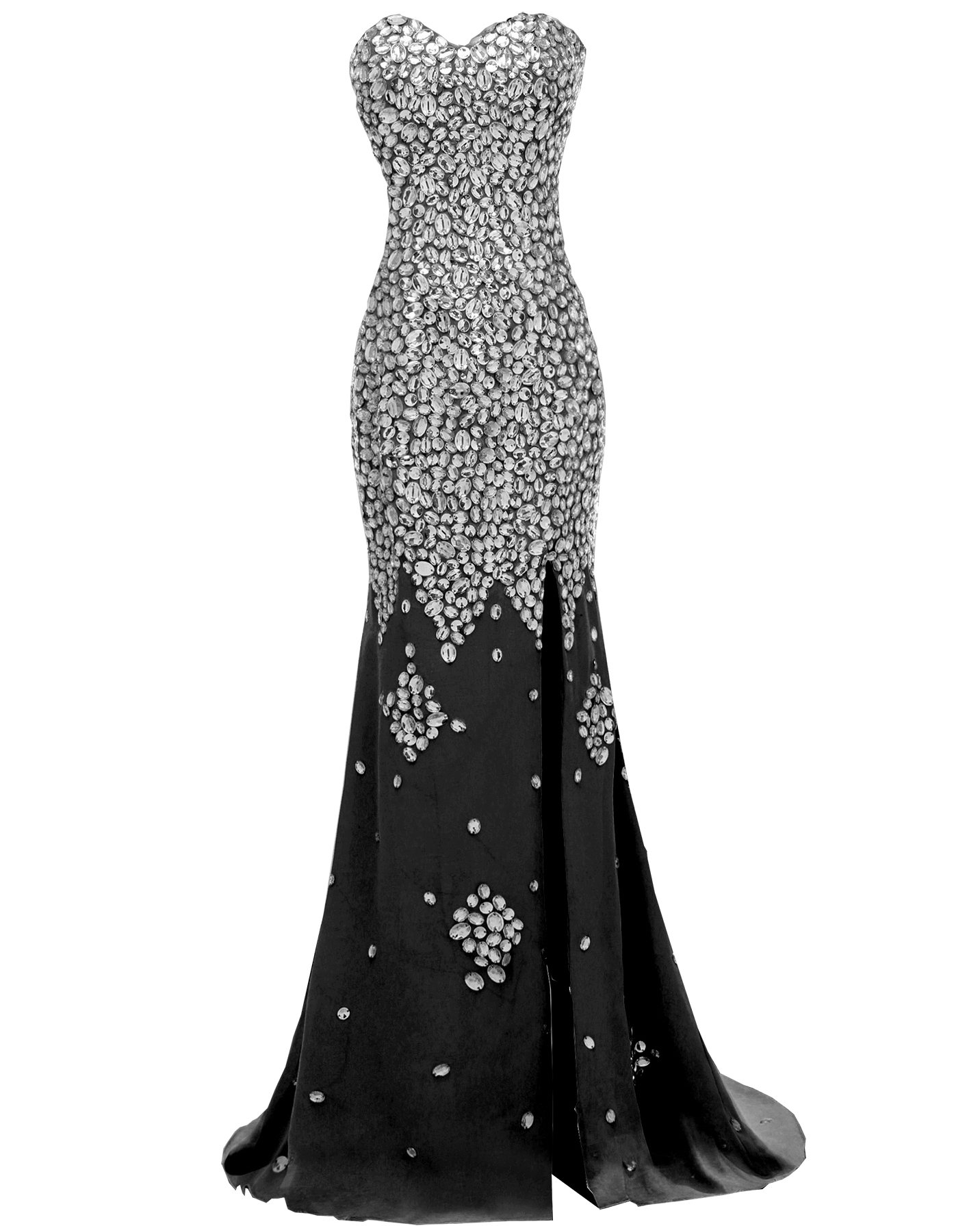 SOLOVEDRESS Women's Mermaid Evening Dress - Elegant Long Prom Gown for Bridesmaid, Wedding Guest & Formal Party | Perfect for Homecoming, Ball, Cocktail & Special Occasions