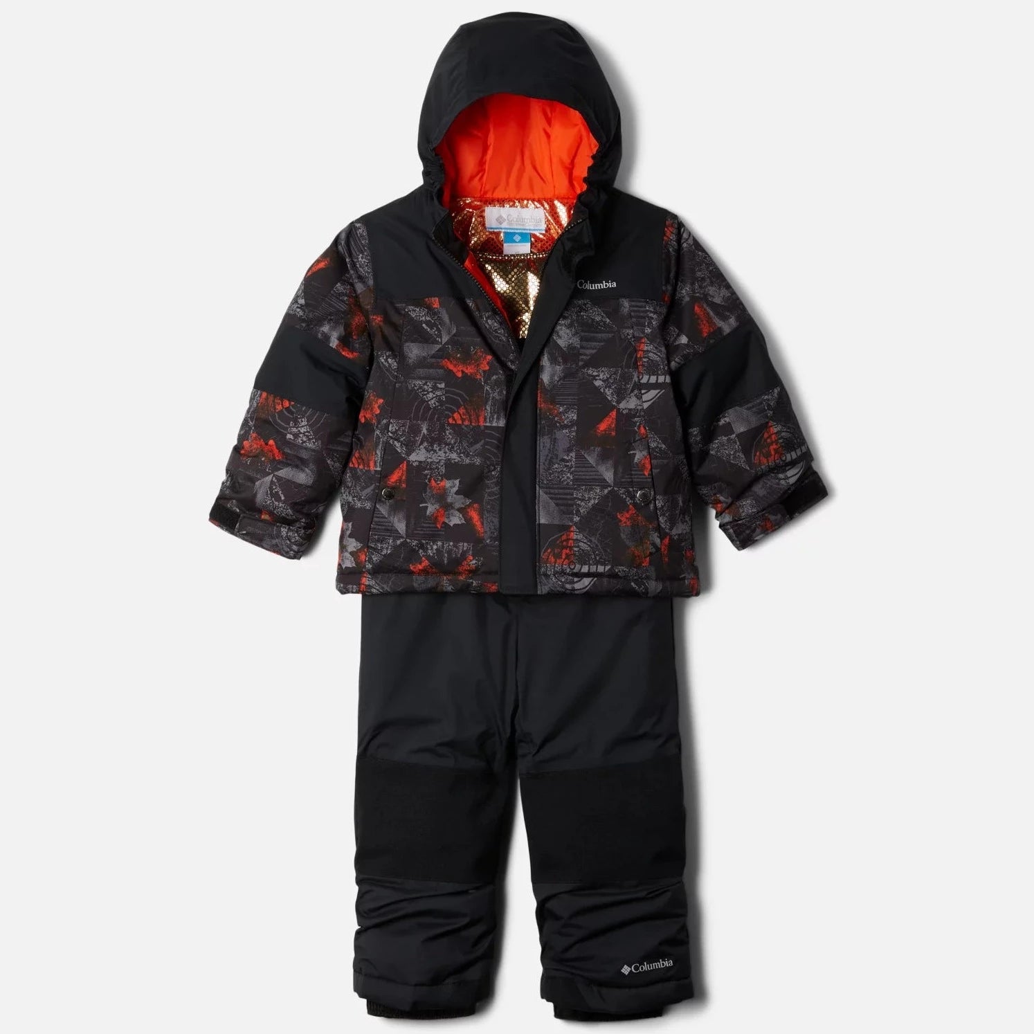 Columbia Shark Kaleidoscope Mighty Mogul Set - Kids' Winter Snow Jacket & Pants Outfit for Boys & Girls - Perfect for Skiing, Snowboarding & Outdoor Winter Adventures