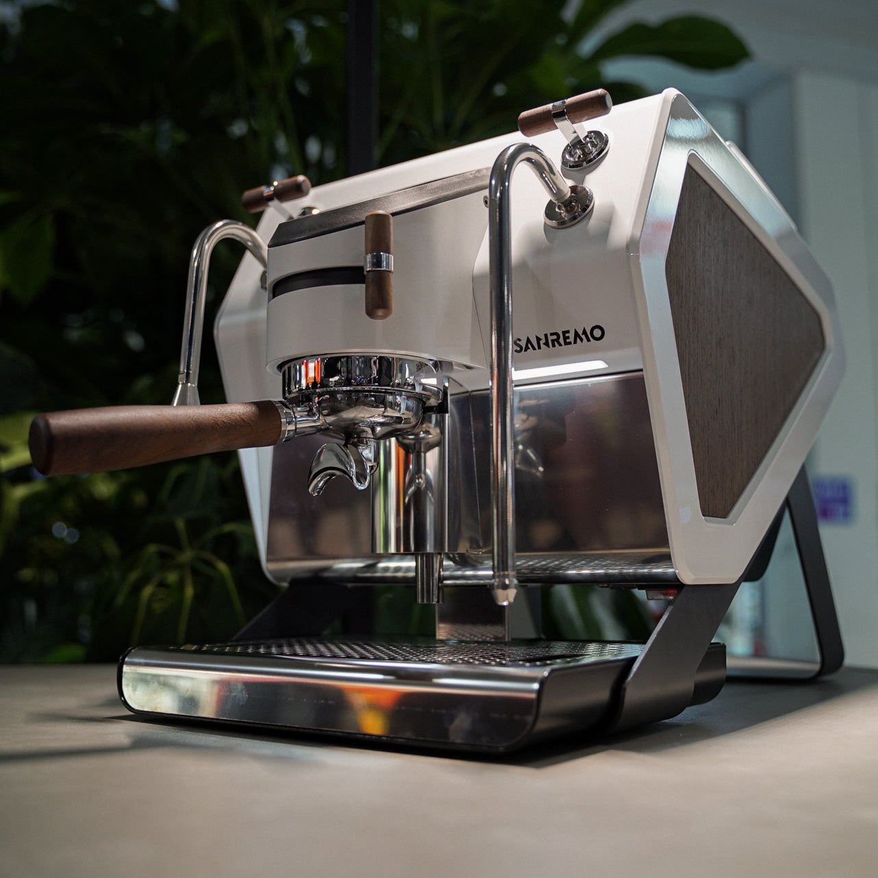Sanremo YOU Espresso Machine - Professional White Coffee Maker for Home & Cafe | Perfect for Latte, Cappuccino & Espresso Lovers