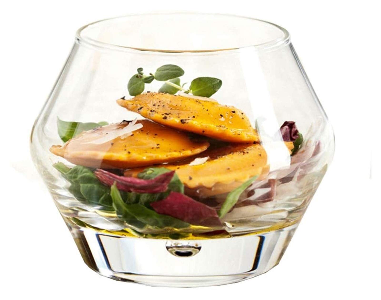 Premium Whiskey Glasses Set of 2 - Crystal Clear Geometric Design Tumblers for Scotch, Bourbon & Cocktails - Elegant Barware for Home, Gifts & Entertaining