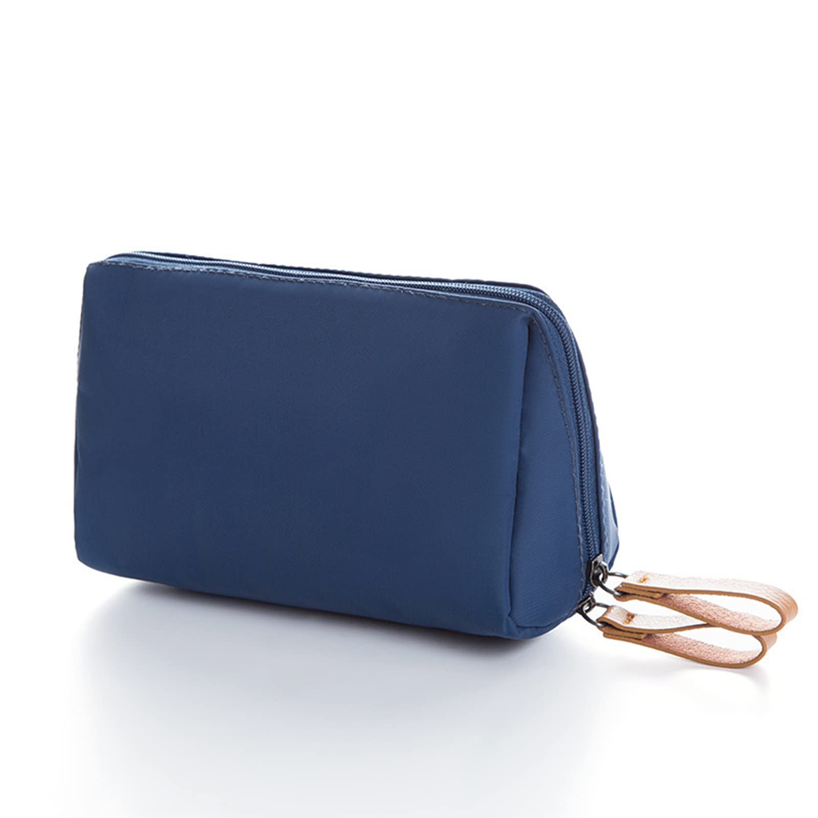 Waterproof Travel Makeup Bag for Women - Portable Cosmetic Organizer Pouch with Multiple Compartments (Navy Blue) - Perfect for Travel, Gym, Work & Daily Essentials Storage