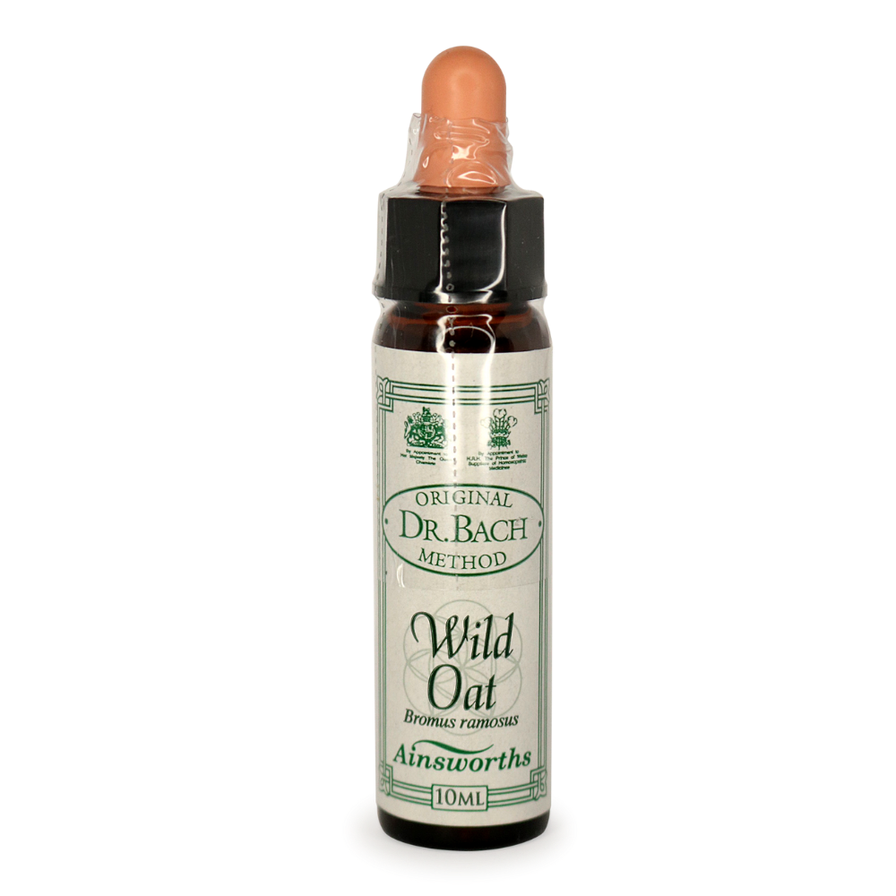Wild Oat Bach Flower Remedies by Ainsworths - Natural Stress Relief & Emotional Balance for Work, Study & Daily Life