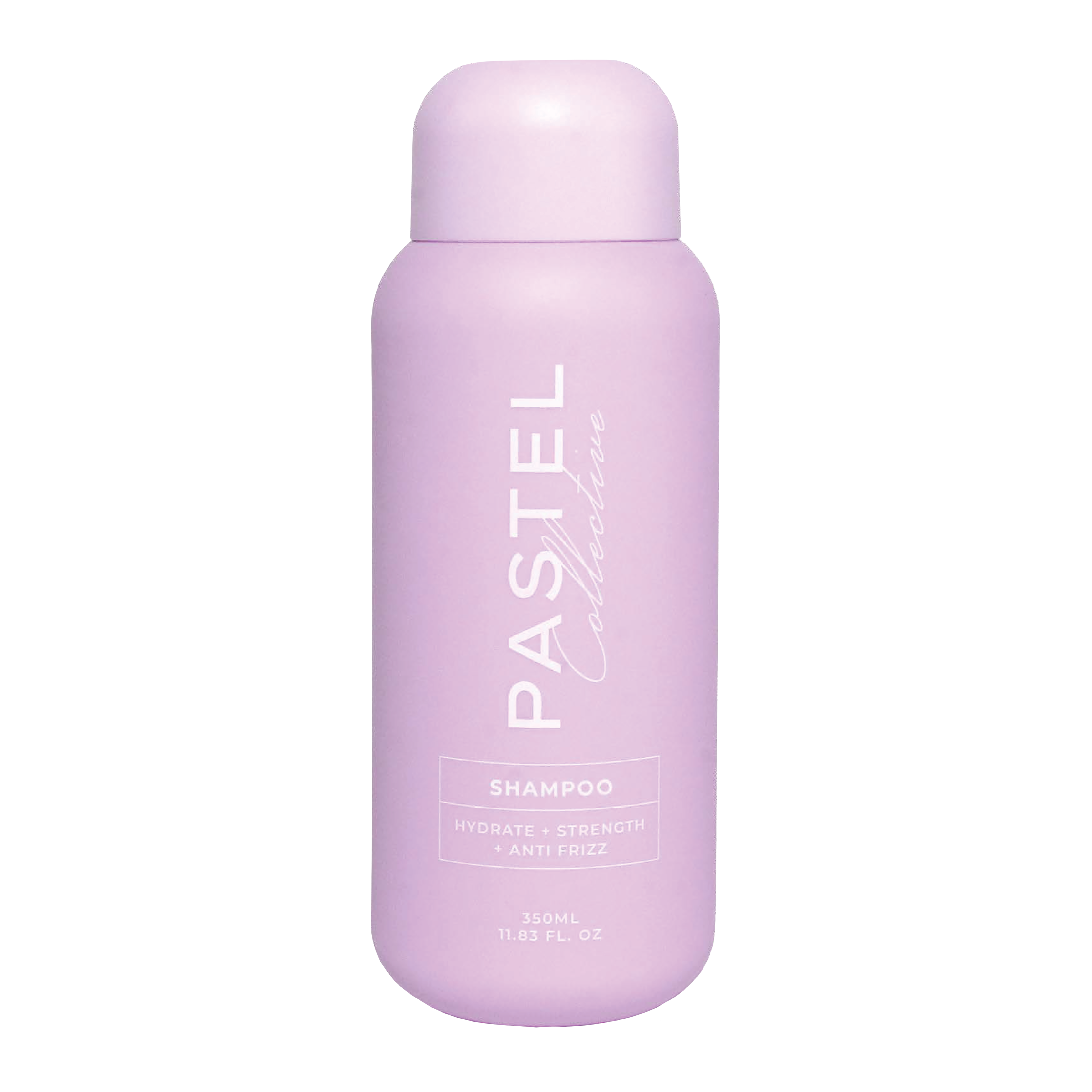 Pastel Collective Hydrate + Strength + Anti-Frizz Shampoo for Dry & Damaged Hair - 350ml Sulfate-Free Hair Care for Smooth & Shiny Locks - Perfect for Daily Use & Color-Treated Hair