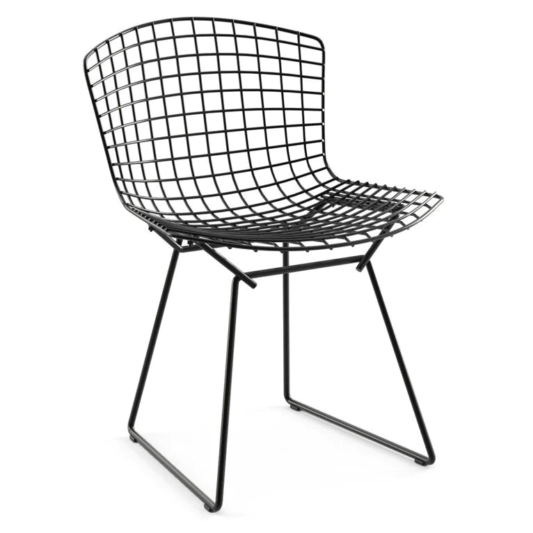 Bertoia Side Chair Unupholstered - Modern Wire Frame Dining Chair for Kitchen, Dining Room & Office - Mid-Century Design by Knoll
