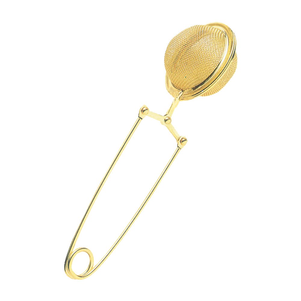 Premium Kobo Aizawa No.70256 Gold Mesh Tea Strainer - Fine Filter for Loose Leaf Tea, Herbal Infusions & Spices - Perfect for Home, Office & Tea Ceremonies