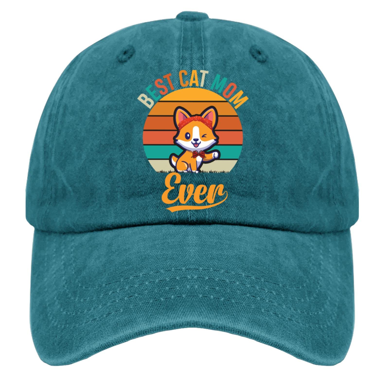 Dog Dad & Dog Mom Baseball Caps for Men - Cute Cotton Washed Hats for Fishing, Outdoor & Casual Wear - Perfect Gift for Pet Lovers