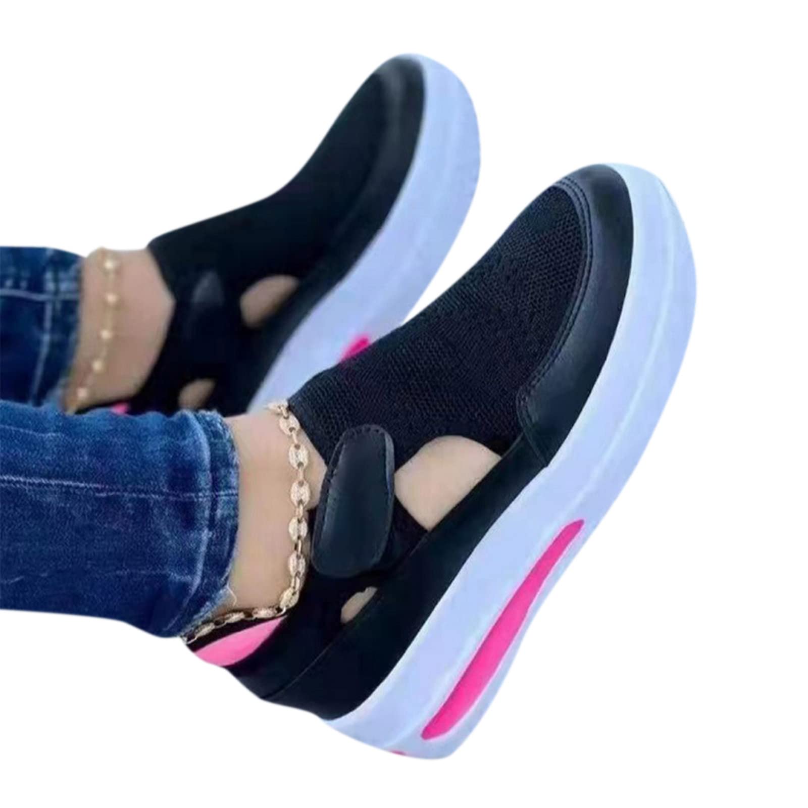 2022 Women's Spring Sneakers - Breathable Casual Sport Shoes | Comfortable Canvas Walking Shoes for Running, Gym & Daily Wear