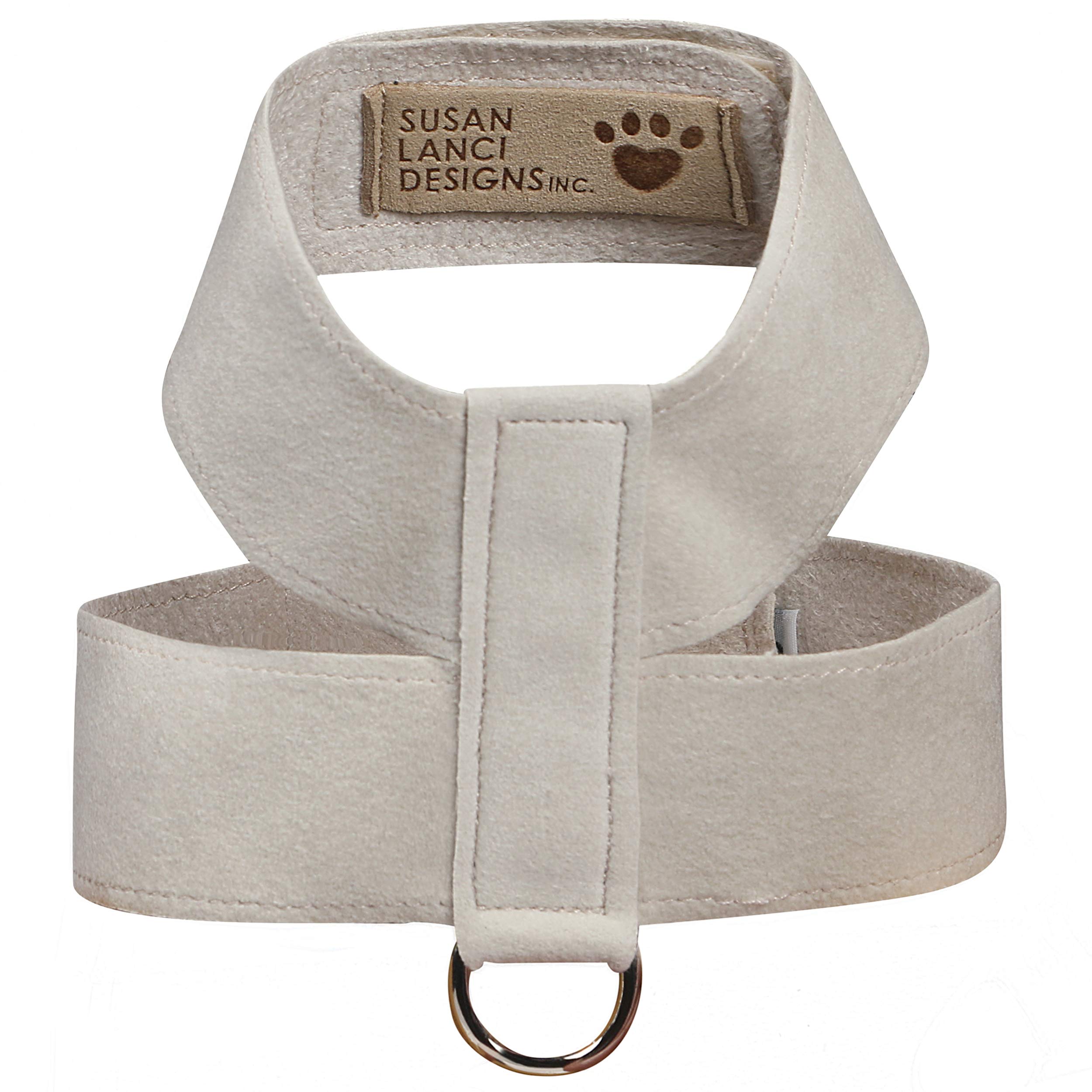 Susan Lanci Designs Premium Ultrasuede Dog Harness - Soft & Durable Small Pet Vest for Small Dogs & Puppies - Perfect for Daily Walks, Outdoor Adventures & Pet Fashion