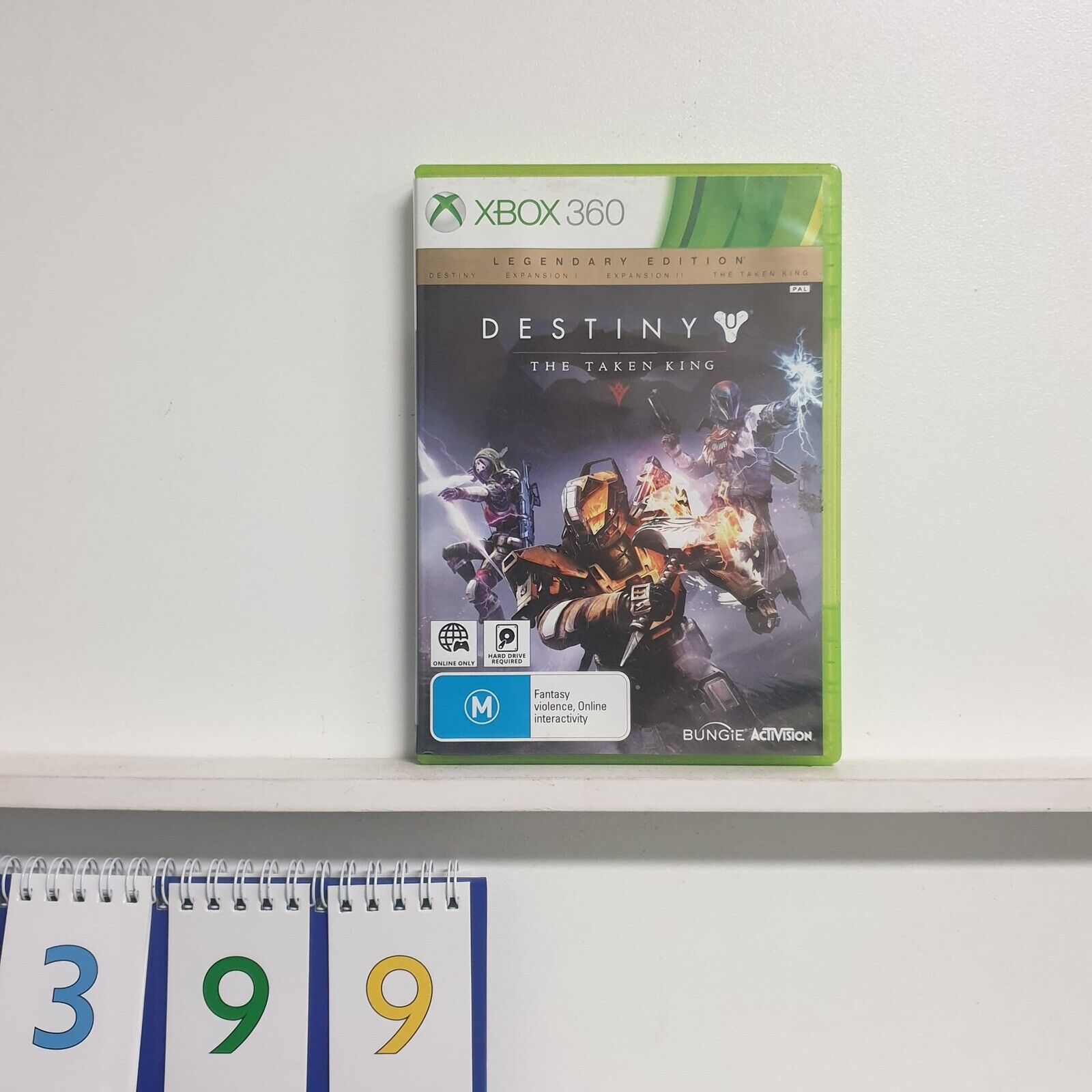 Destiny The Taken King - Xbox 360 Video Game with Manual (PAL Version) - Action RPG Shooter for Epic Multiplayer Battles & Story Campaigns